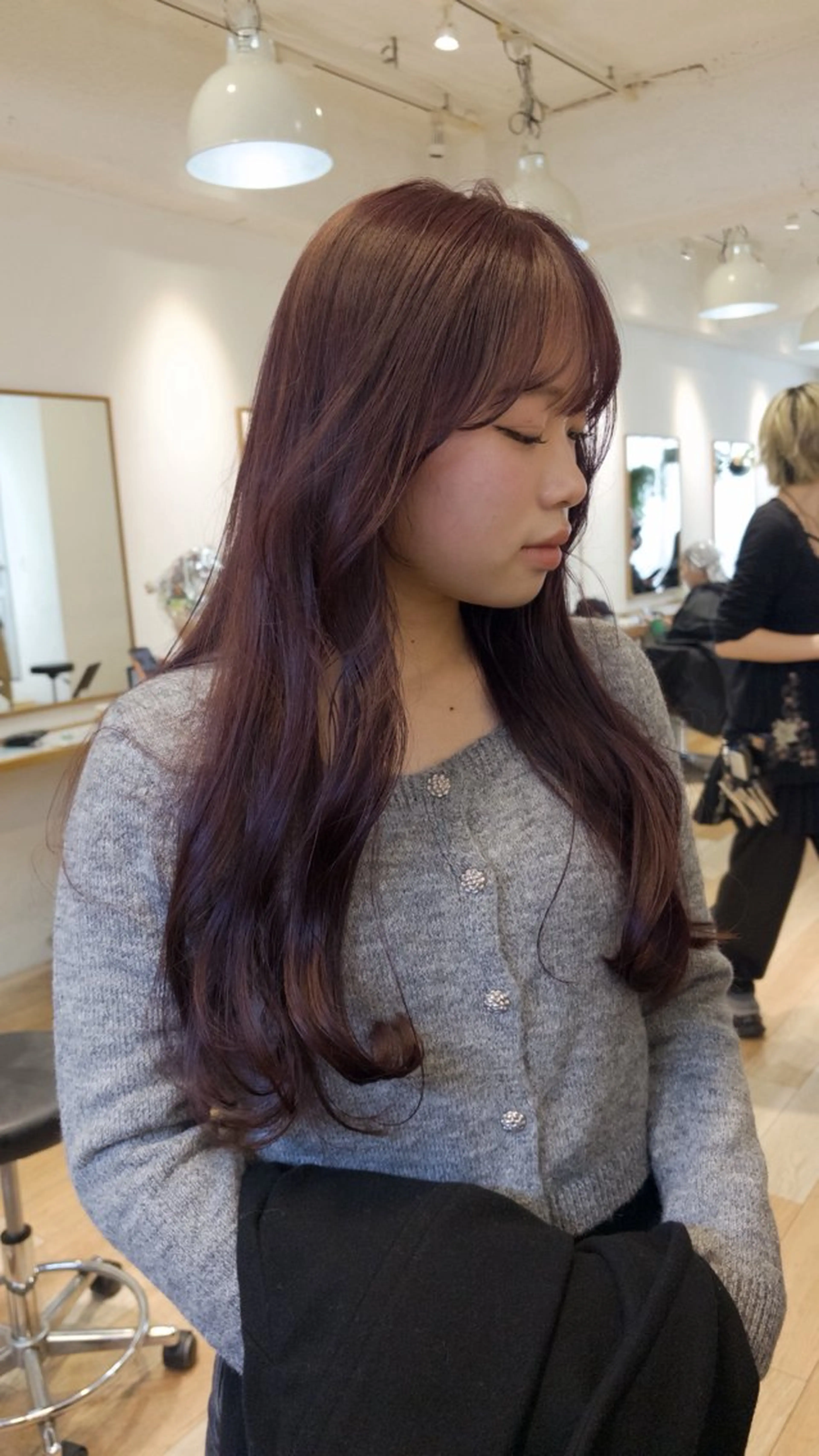 ロング カラー ヘアカラー じゅわっと暖色カラー 🍊Moemiのヘアスタイル