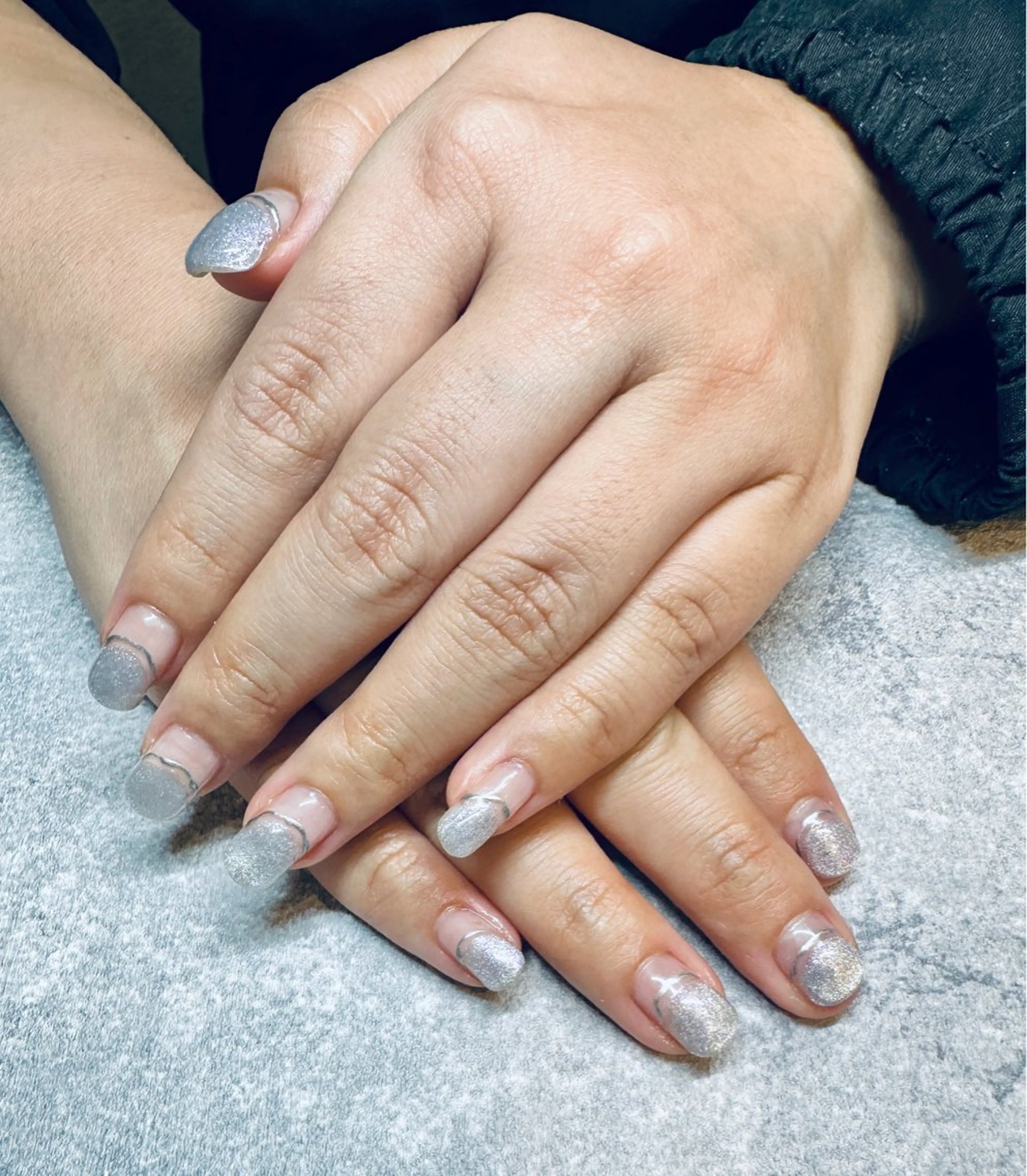 ネイル ニュアンスネイル ぷっくりネイル ネイルチップ Fujii AERのネイルデザイン
