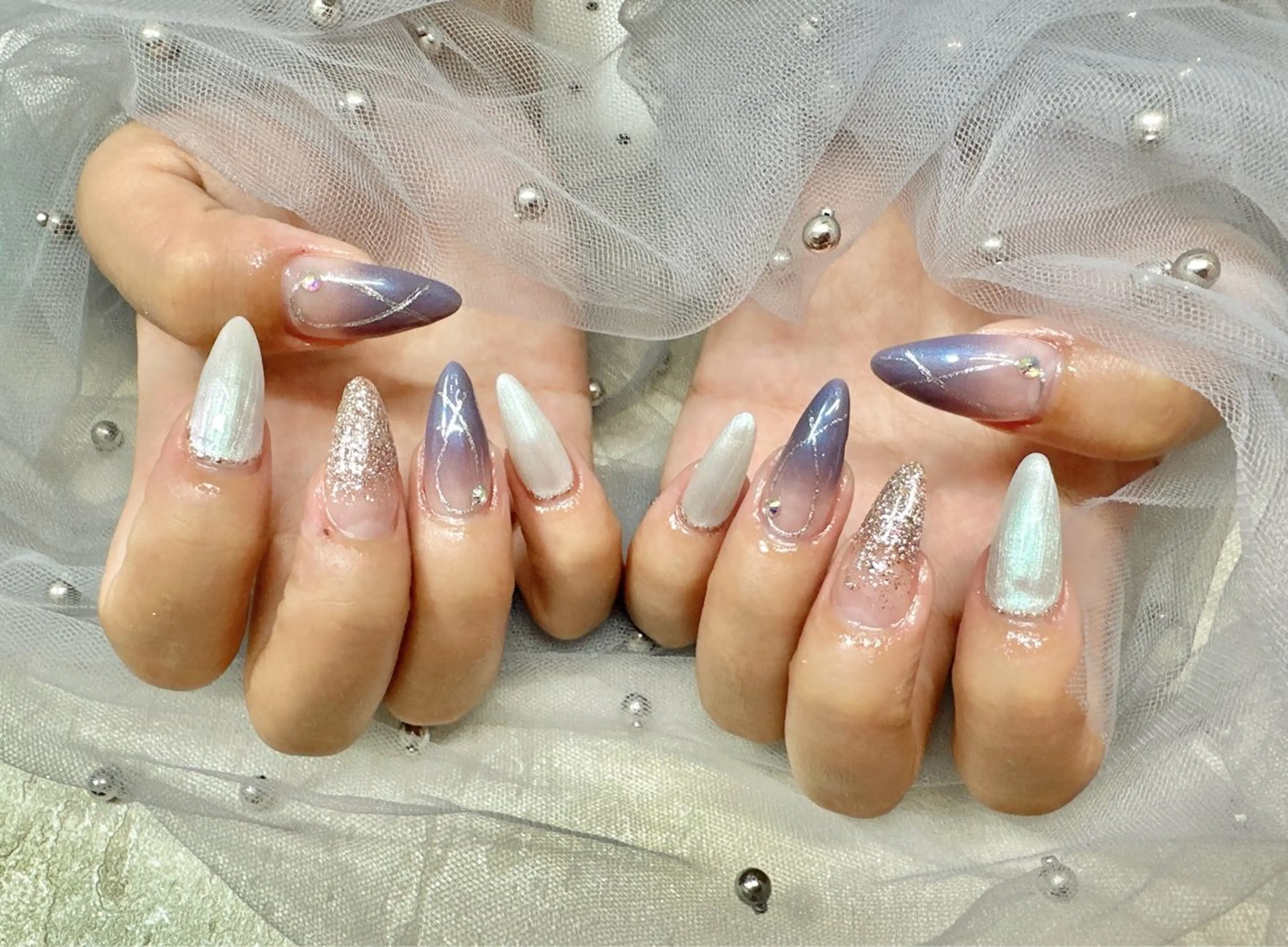 ネイル ラッキースター 大人気店のネイルデザイン