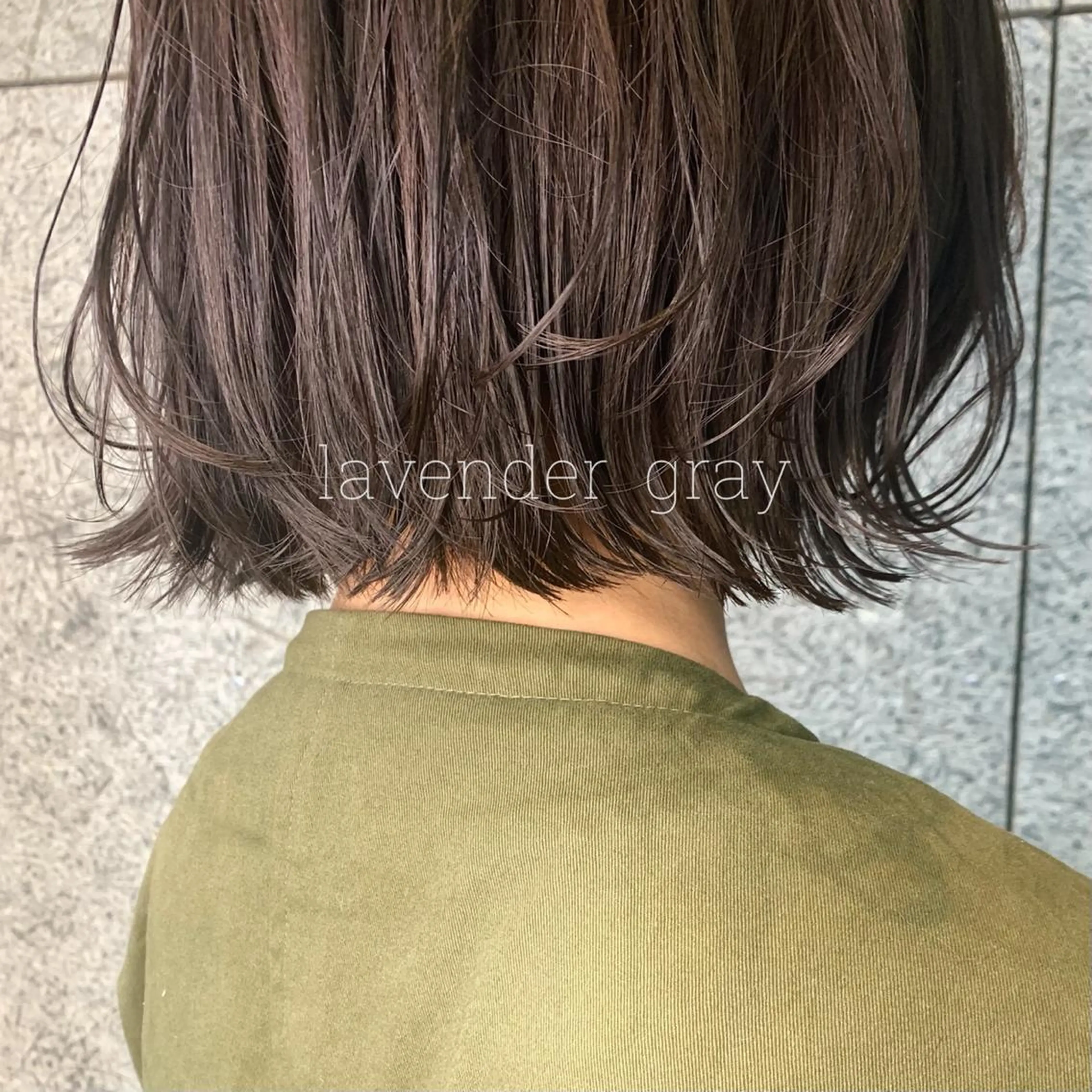 ミディアム カラー カット ヘアカラー トリートメント RINA🧤 デザインとボブのヘアスタイル
