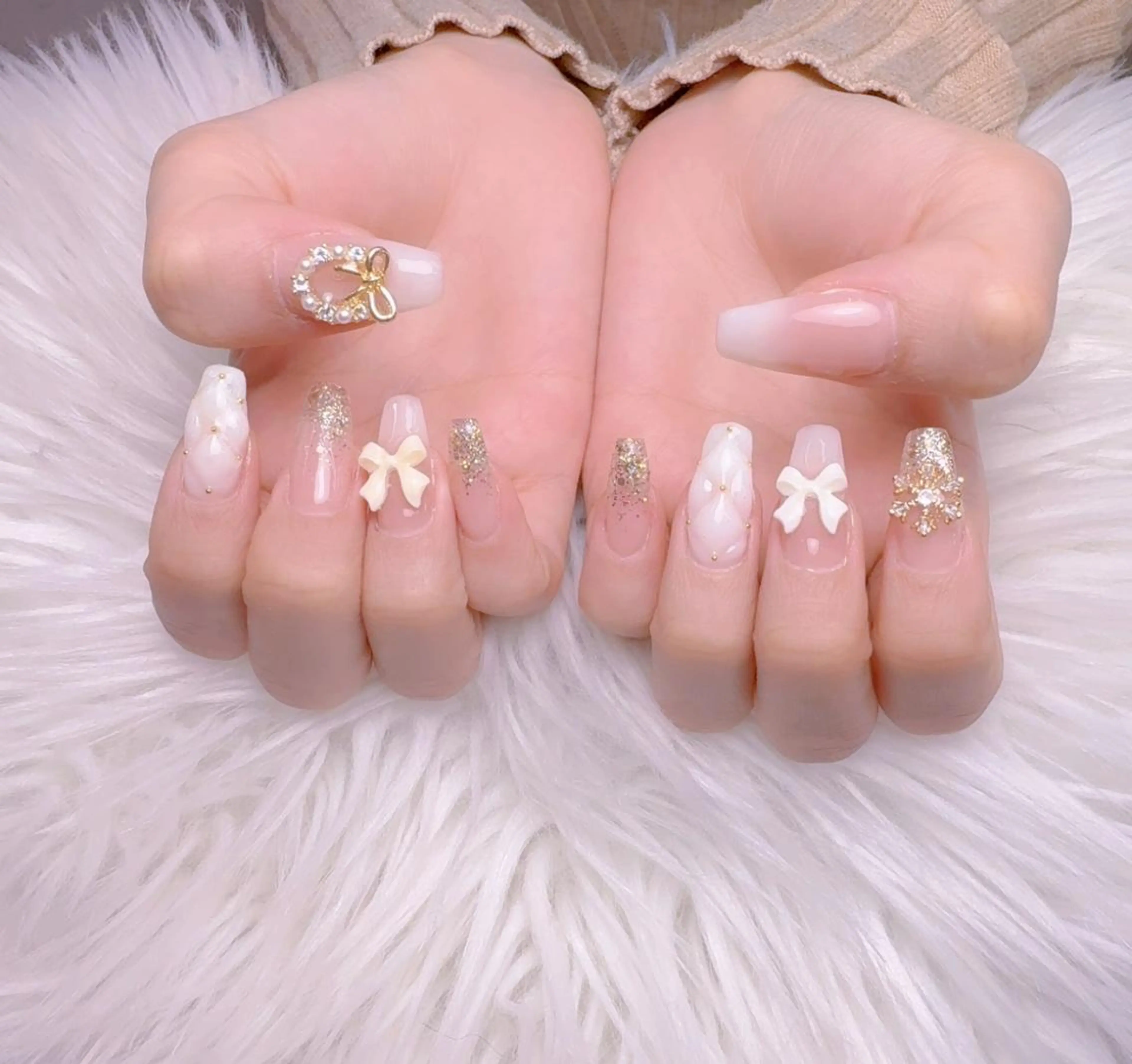 ネイル 冬ネイル クリスマス cat‘s nail🐈‍⬛のネイルデザイン