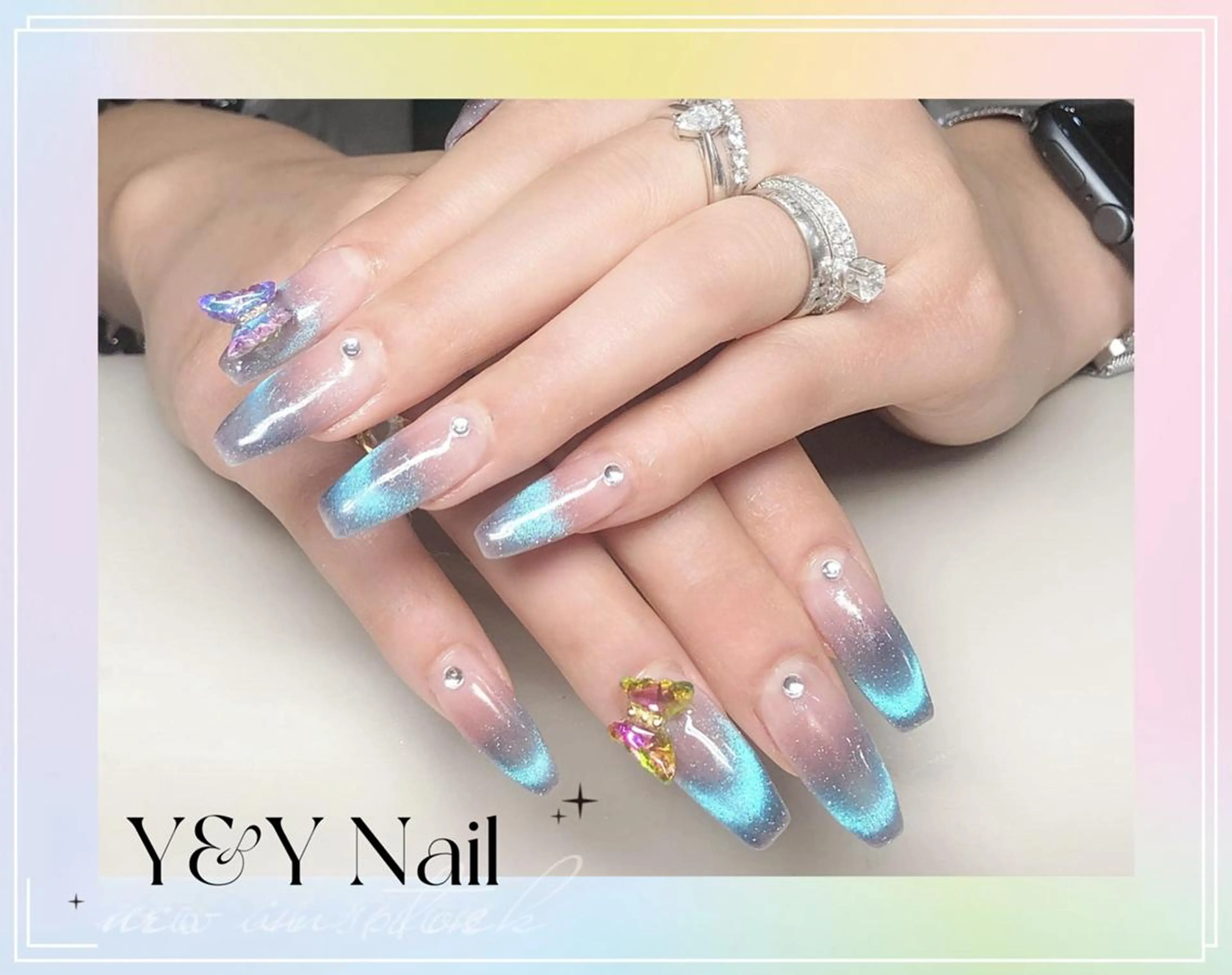 ロング ハンドネイル Y&Y Nail Salonのネイルデザイン