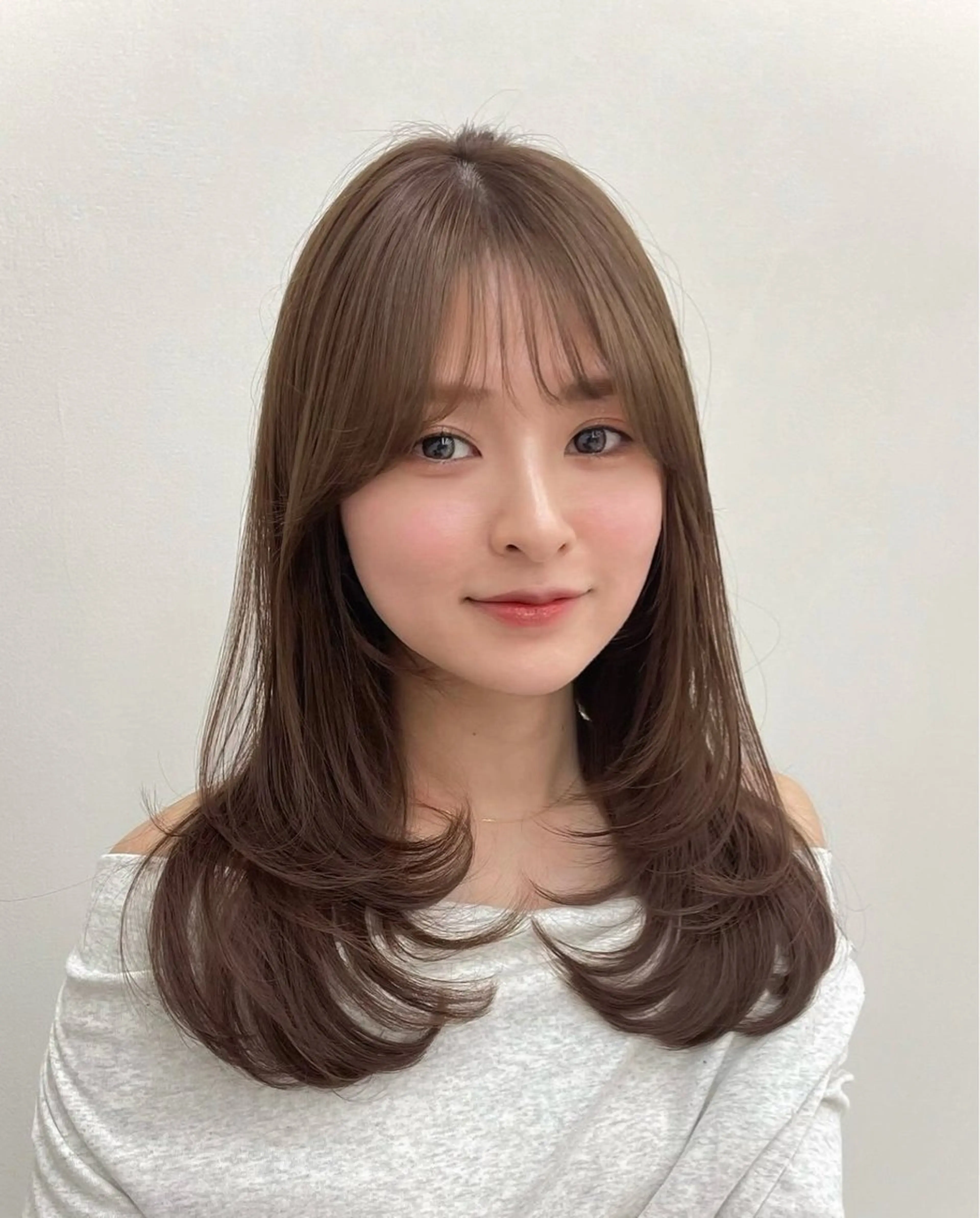 ミディアム sora/レイヤー/ 似合わせカット🎀のヘアスタイル