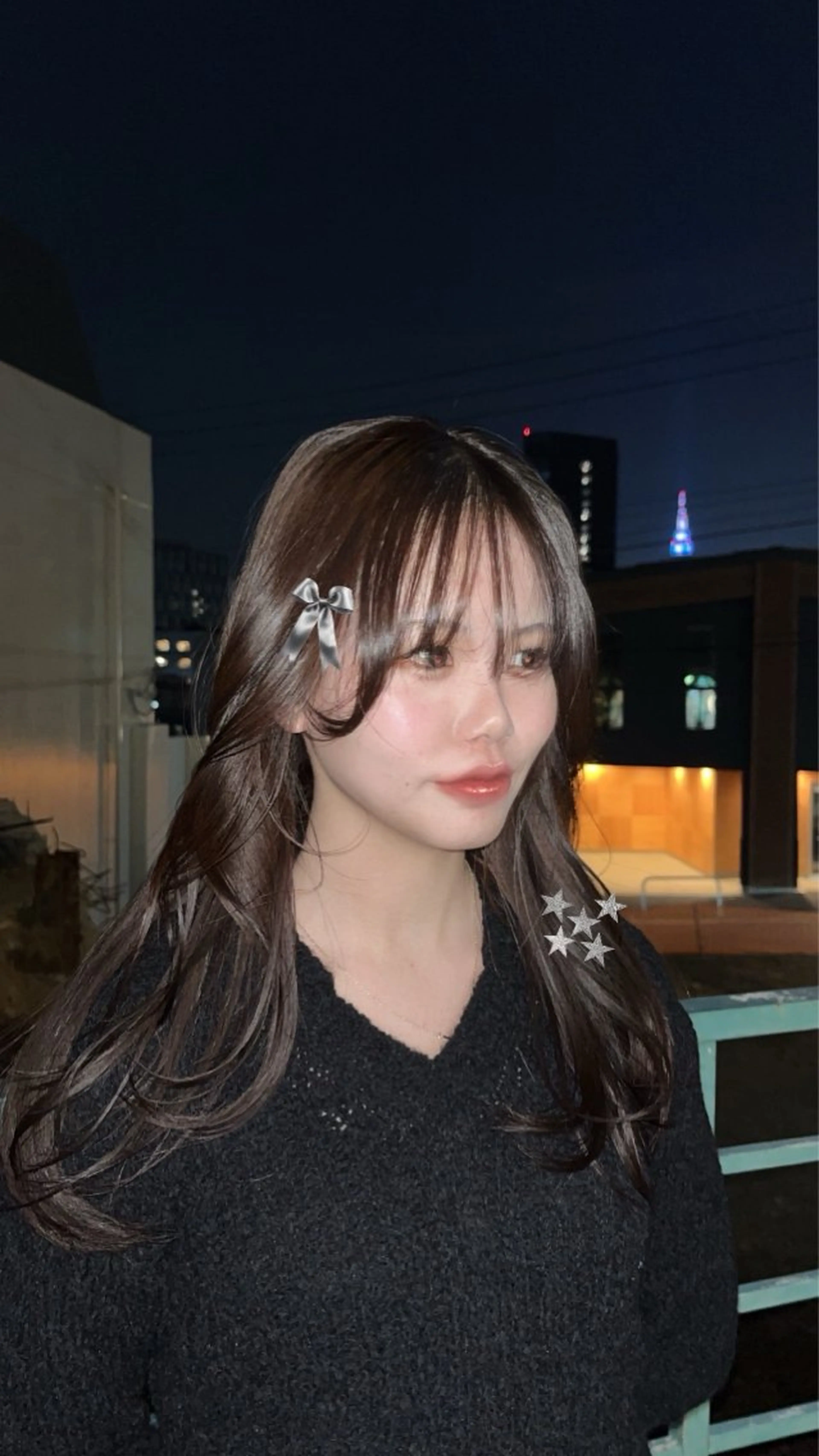 ロング カラー ヘアアレンジ ヘアカラー トリートメント 原宿・デザインカラー YUI🤍ྀིのヘアスタイル