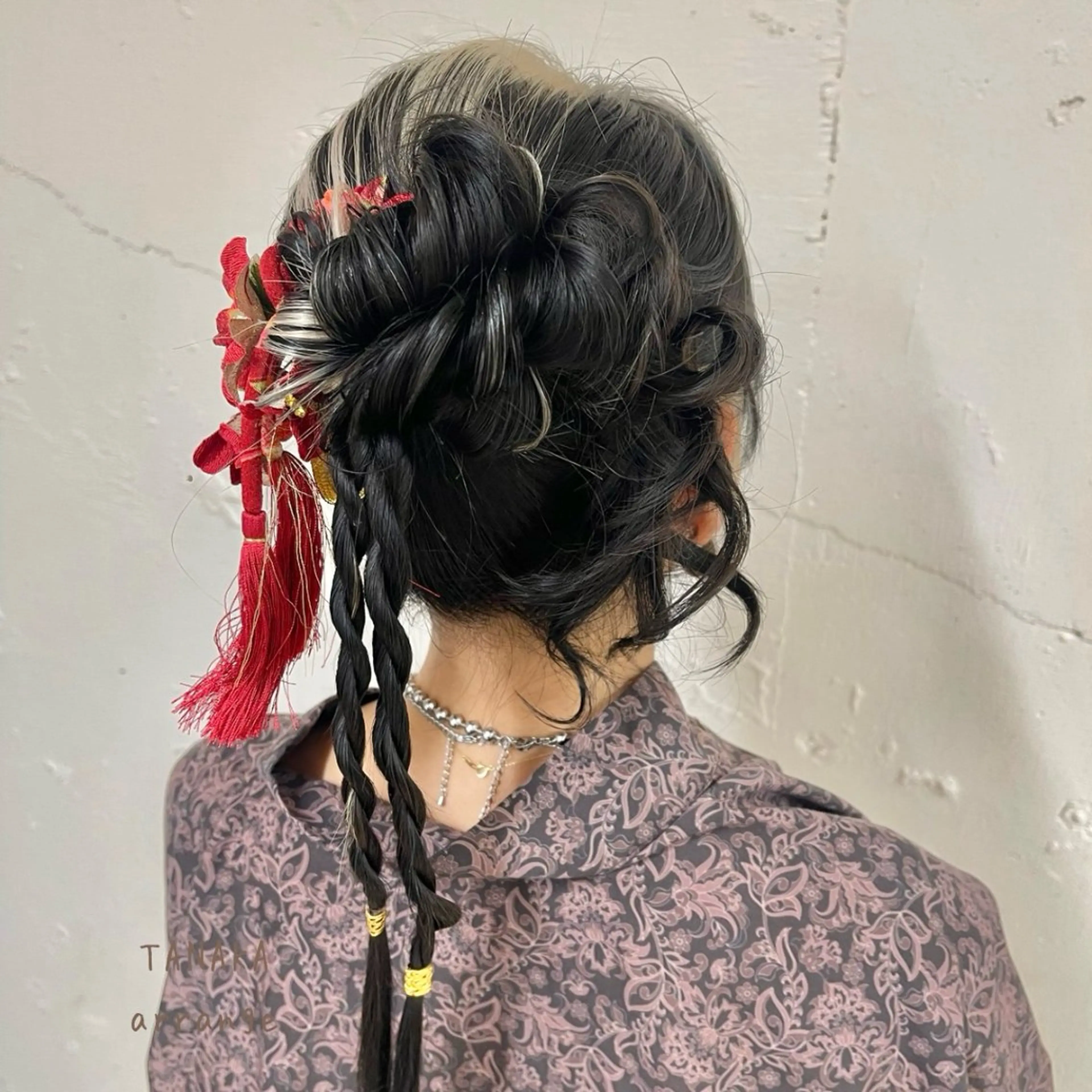 ヘアアレンジ 結婚式・ブライダル 卒業式のヘアスタイル 浴衣 着付け charm《銀座》 縮毛矯正/ヘアセットのヘアスタイル