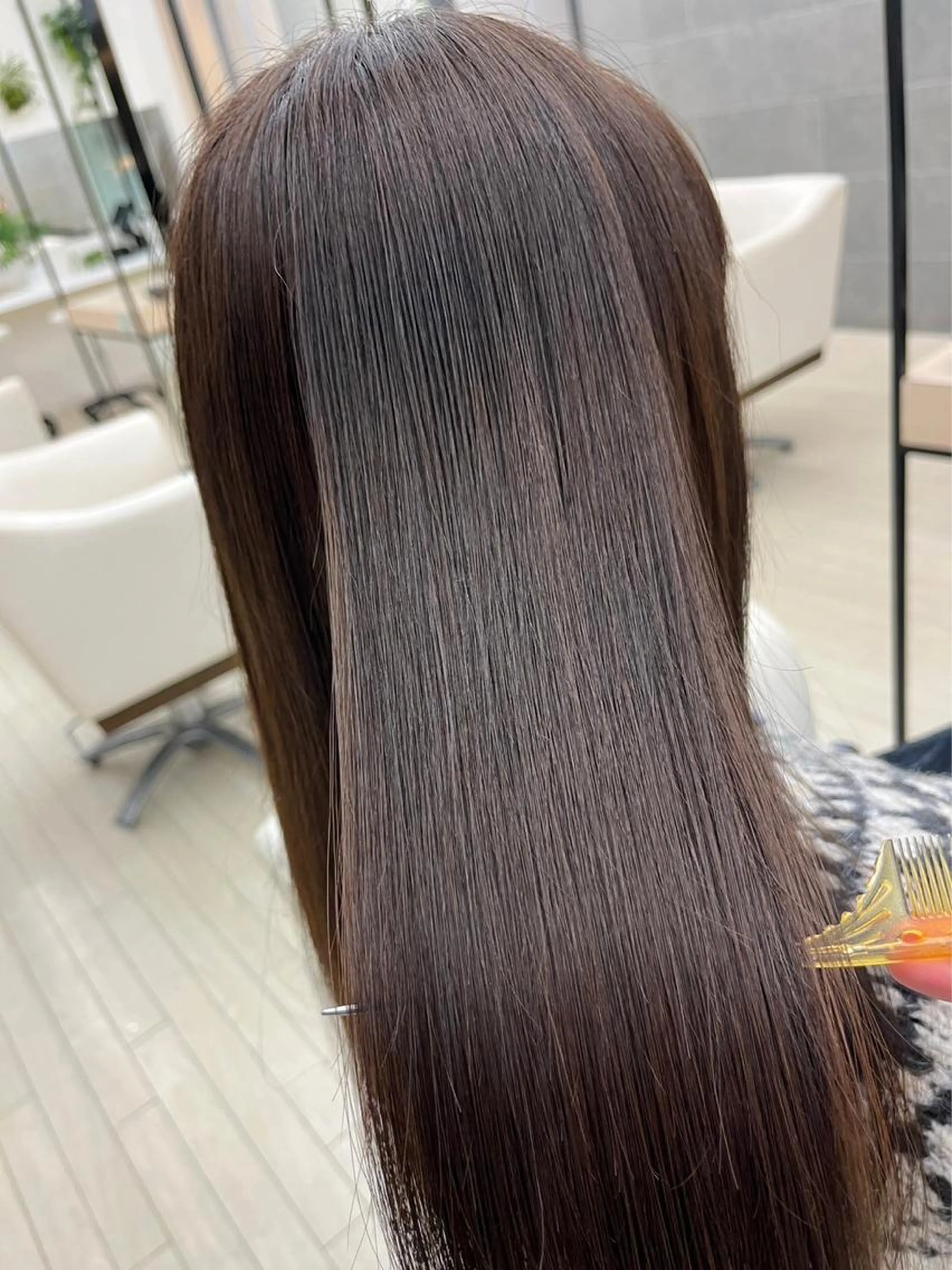 白髪染め未使用で白髪染め＋髪質改善サプリ✨若々しい髪に必要なのは透明感！マイナス20歳ヘアーを叶えるメニューです！の写真