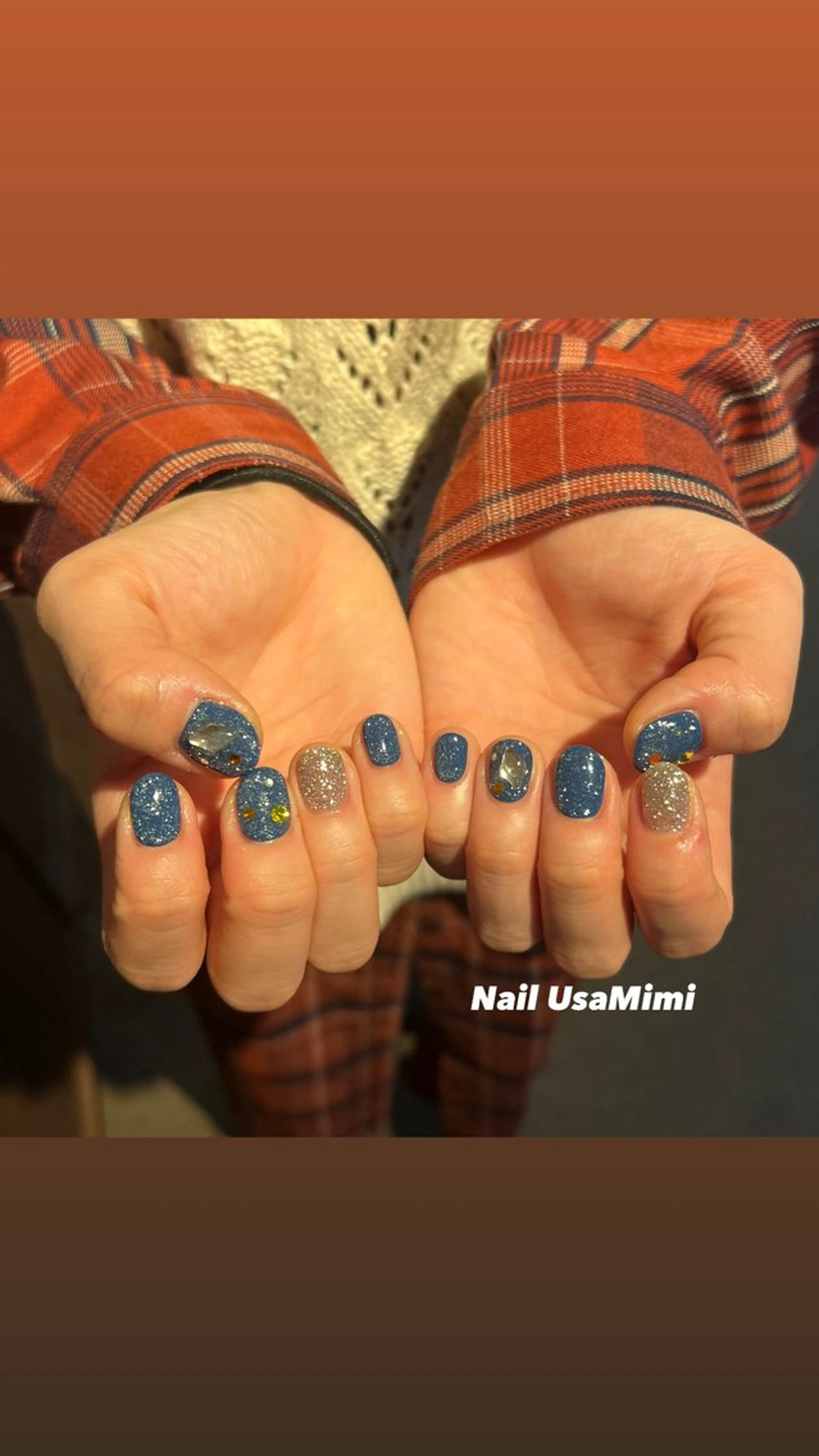 ネイル アートネイル ジェルネイル グラデーション 韓国ネイル ワンカラーネイル ハンドネイル 本町NailUsa Mimi RIKOのネイルデザイン
