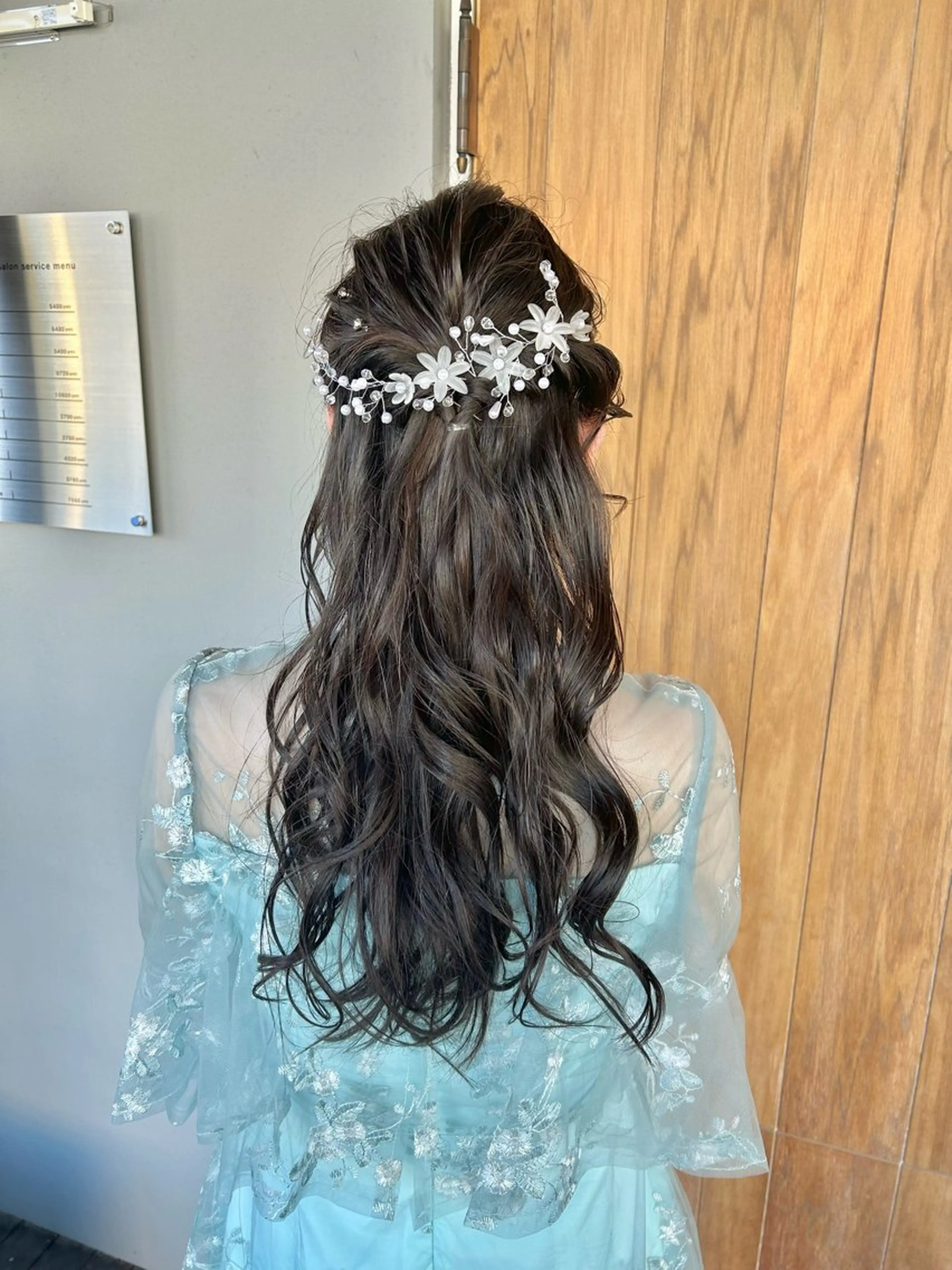 ロング ヘアアレンジ ハーフアップ ufu所属・🫧KOWATA KASUMI🫧のヘアスタイル