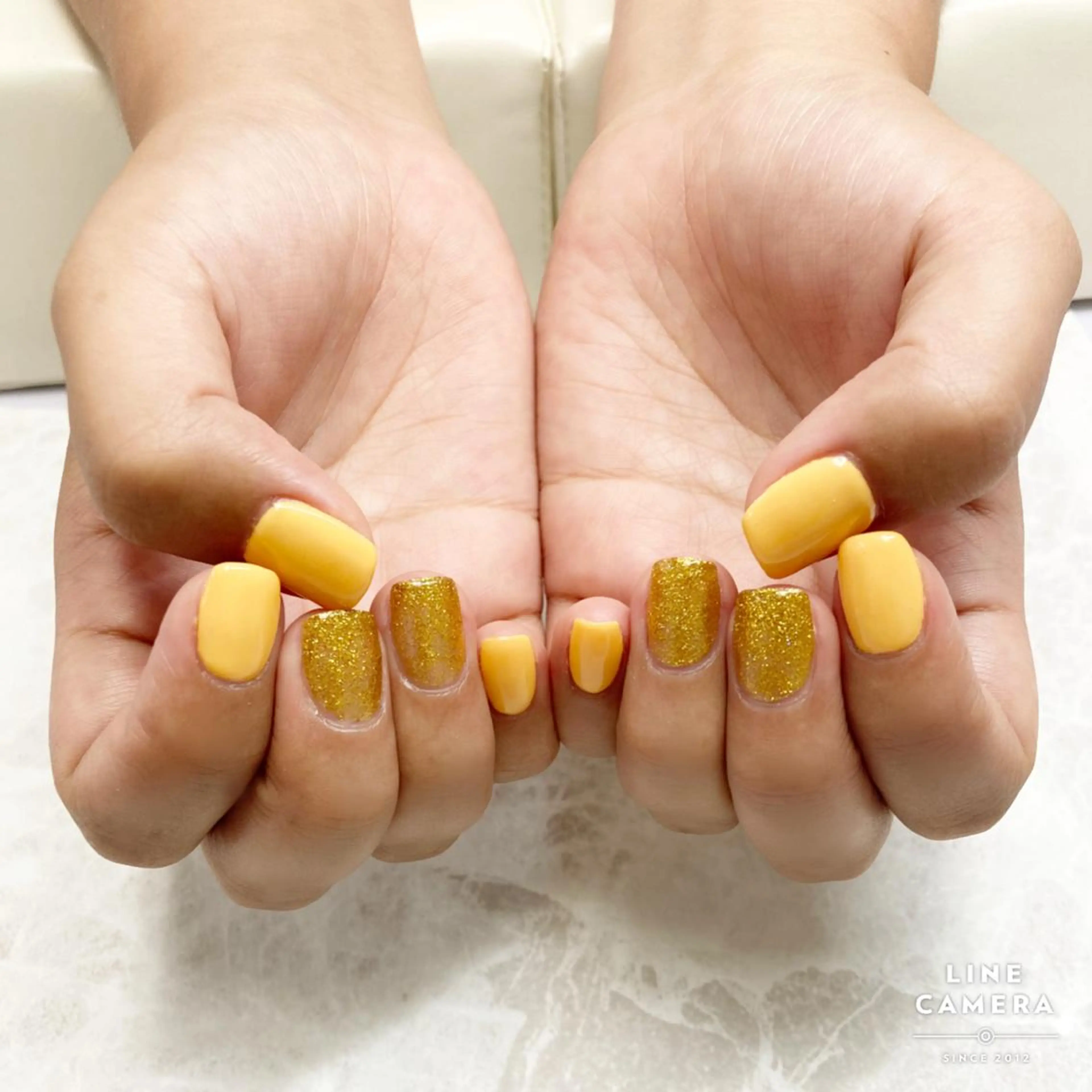 ネイル ワンカラーネイル RicottEYELASH&NAIL所属・下城 葵のネイルデザイン