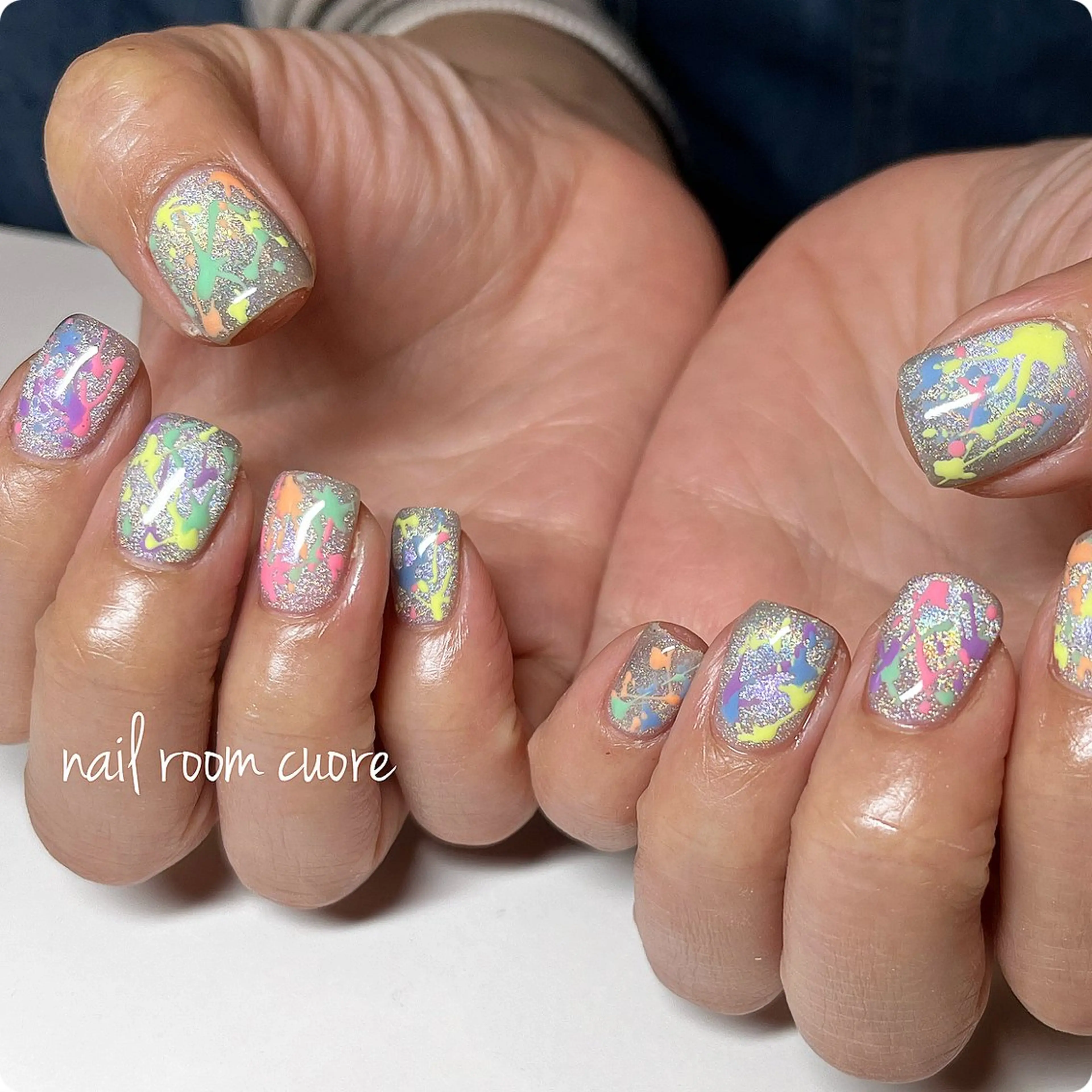 ネイル 持ち込み ハンドネイル nail room  cuore所属・松尾 典子のネイルデザイン