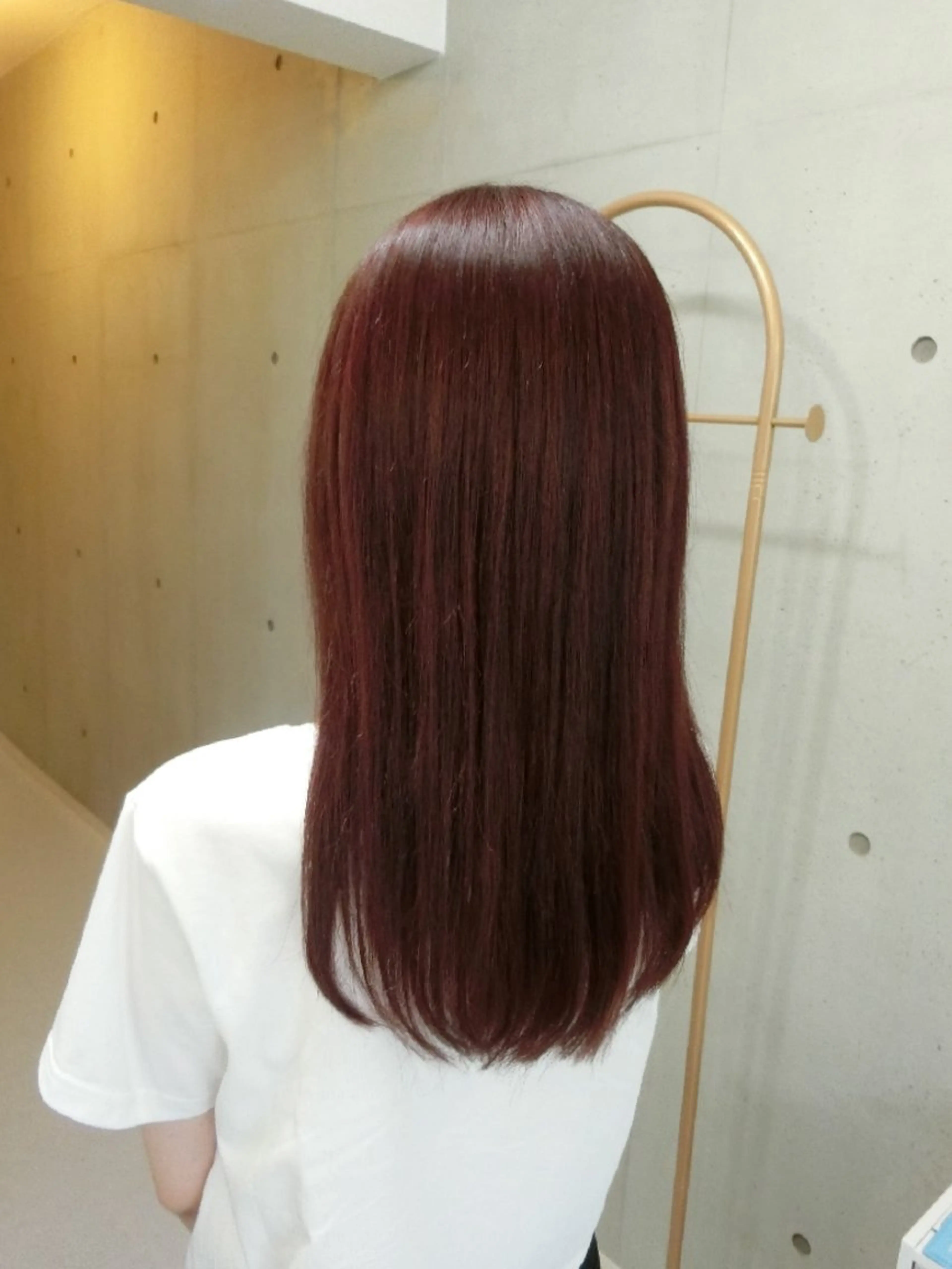 ロング カラー カット ヘアカラー トリートメント ma cherie 三浦直美のヘアスタイル