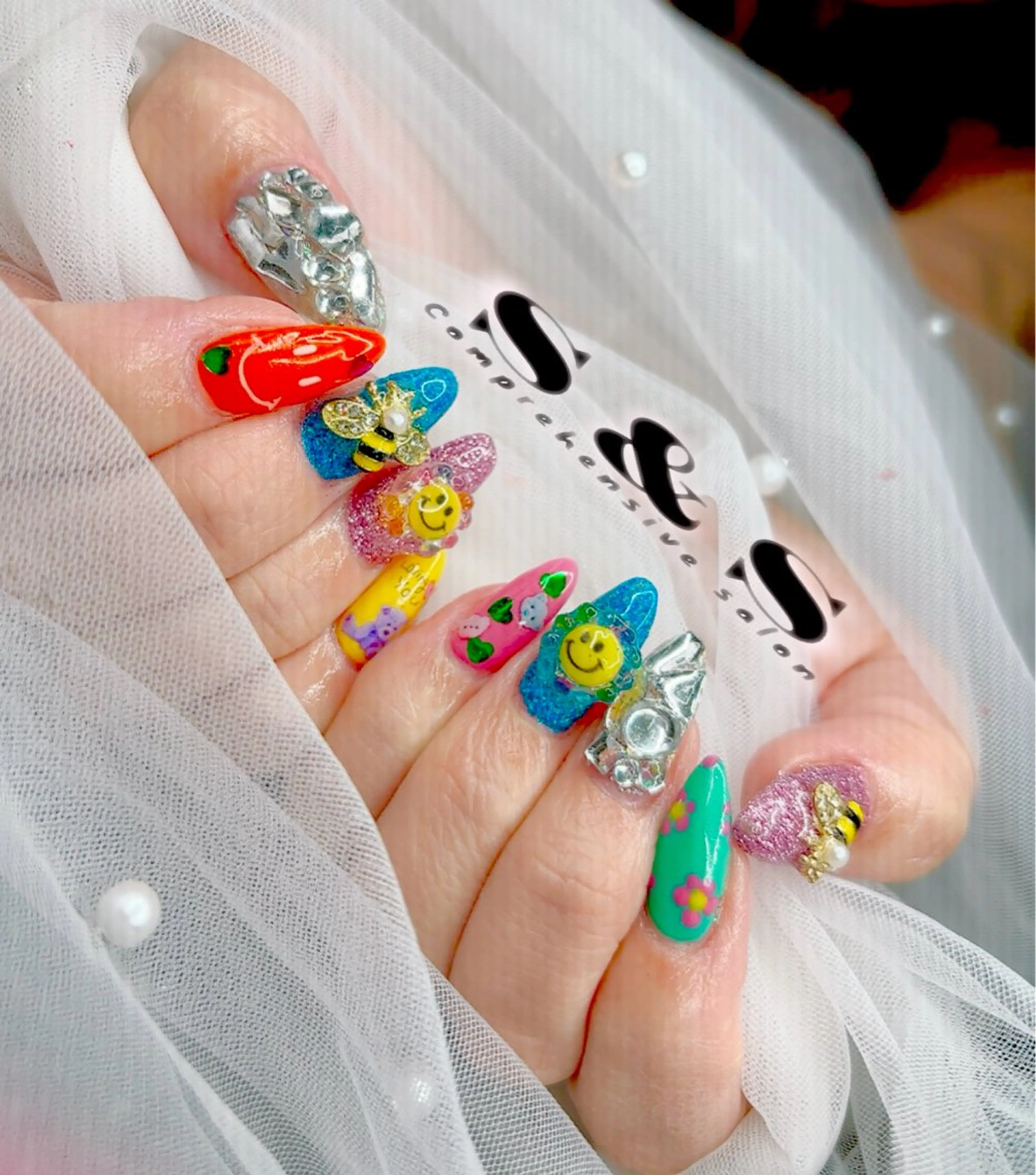 ネイル 長さ出し メンズネイル 持ち込み S&S 村田小百合のネイルデザイン