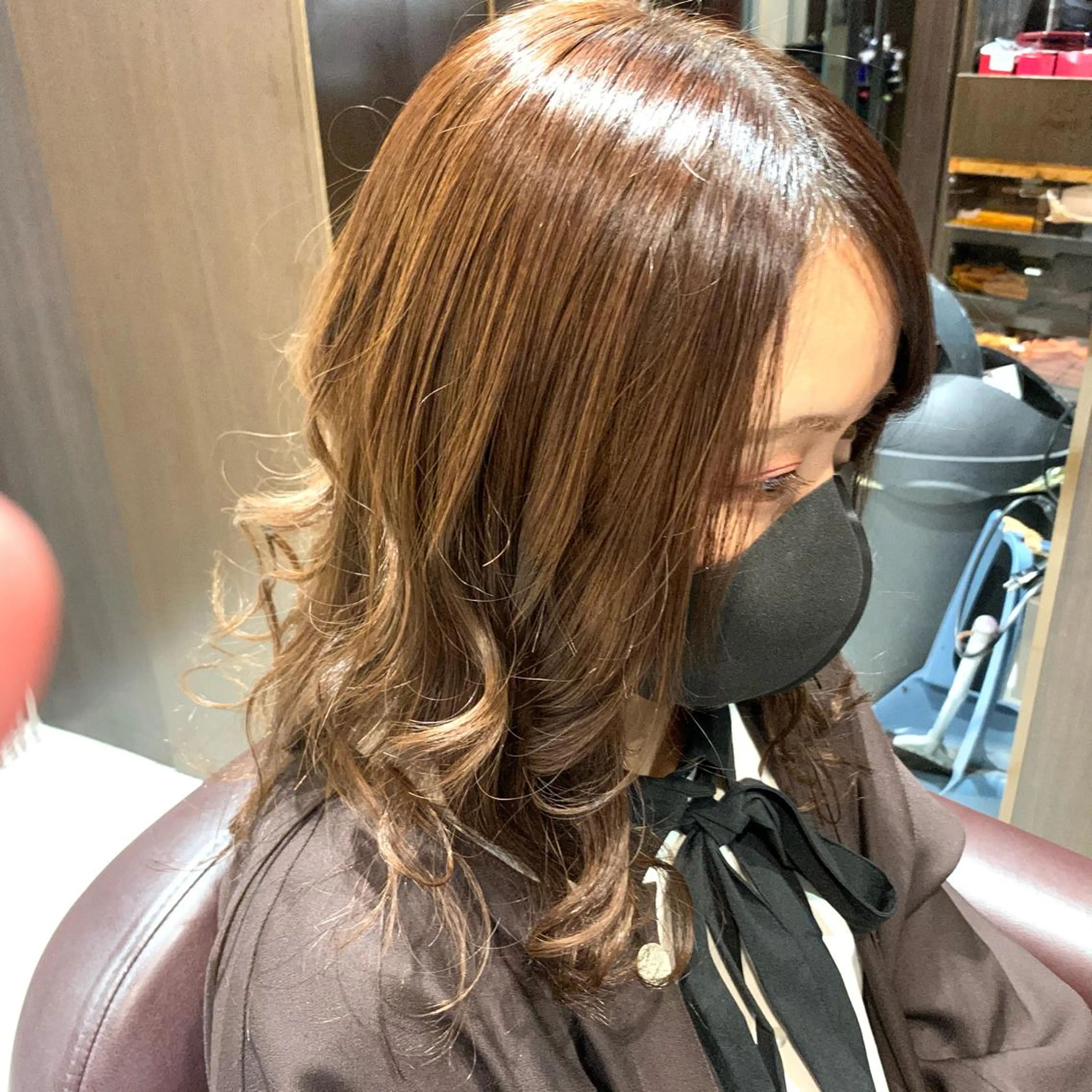 ミディアム 中島 稔のヘアスタイル