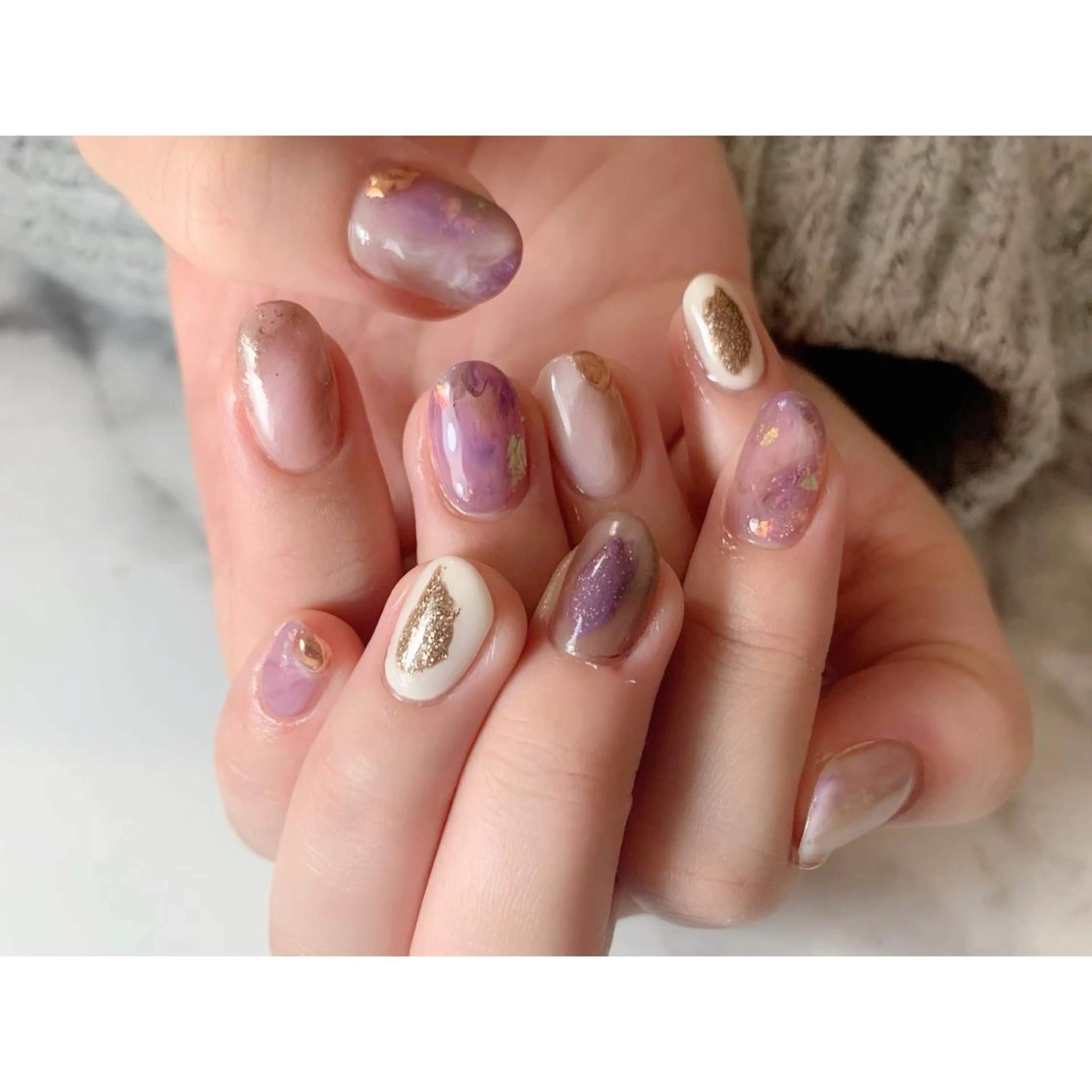 ネイル ニュアンスネイル nailsalon maluriのネイルデザイン