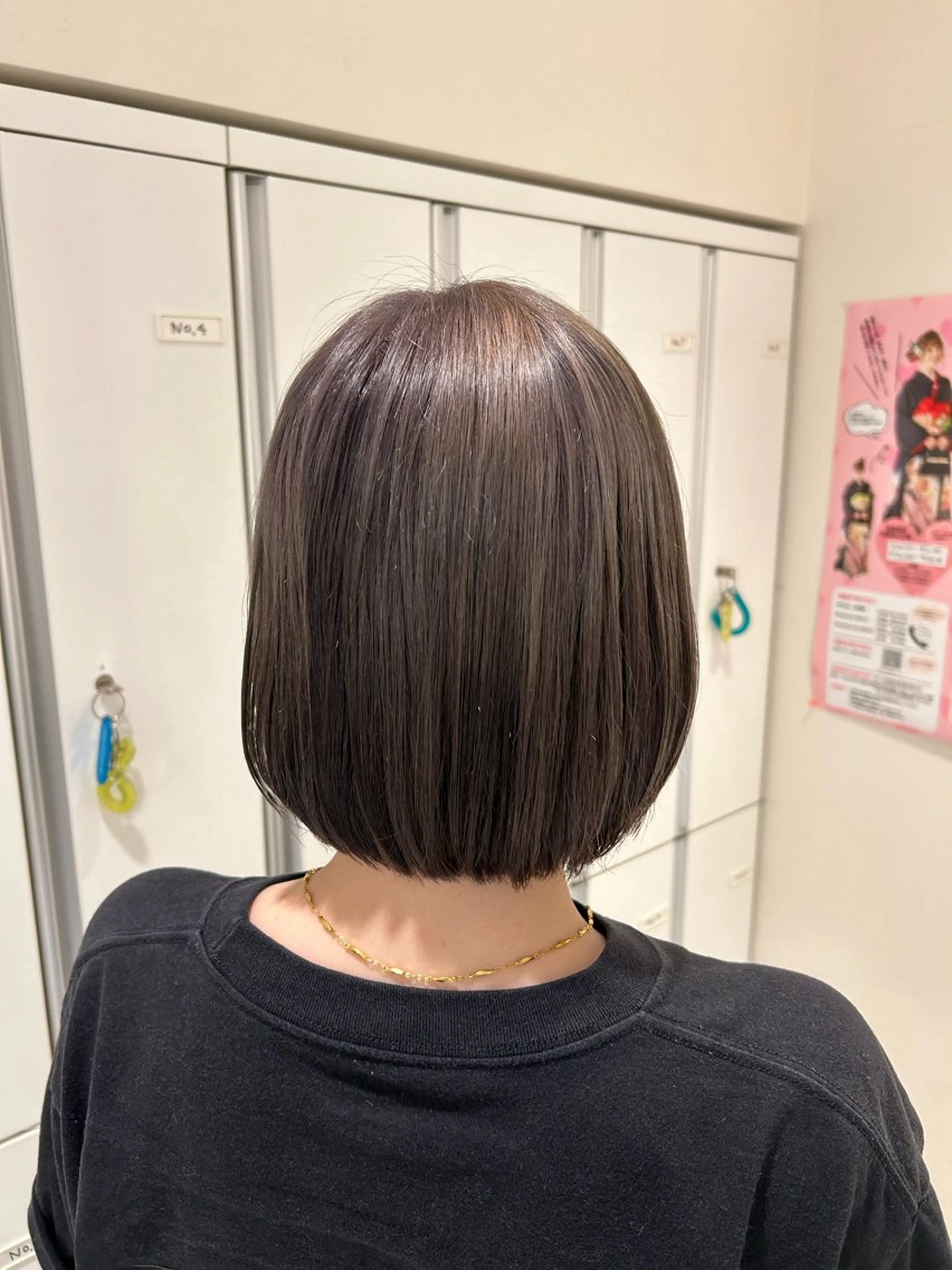 ショート カラー カット たけだゆめ ヘアカラー/髪質改善のヘアスタイル