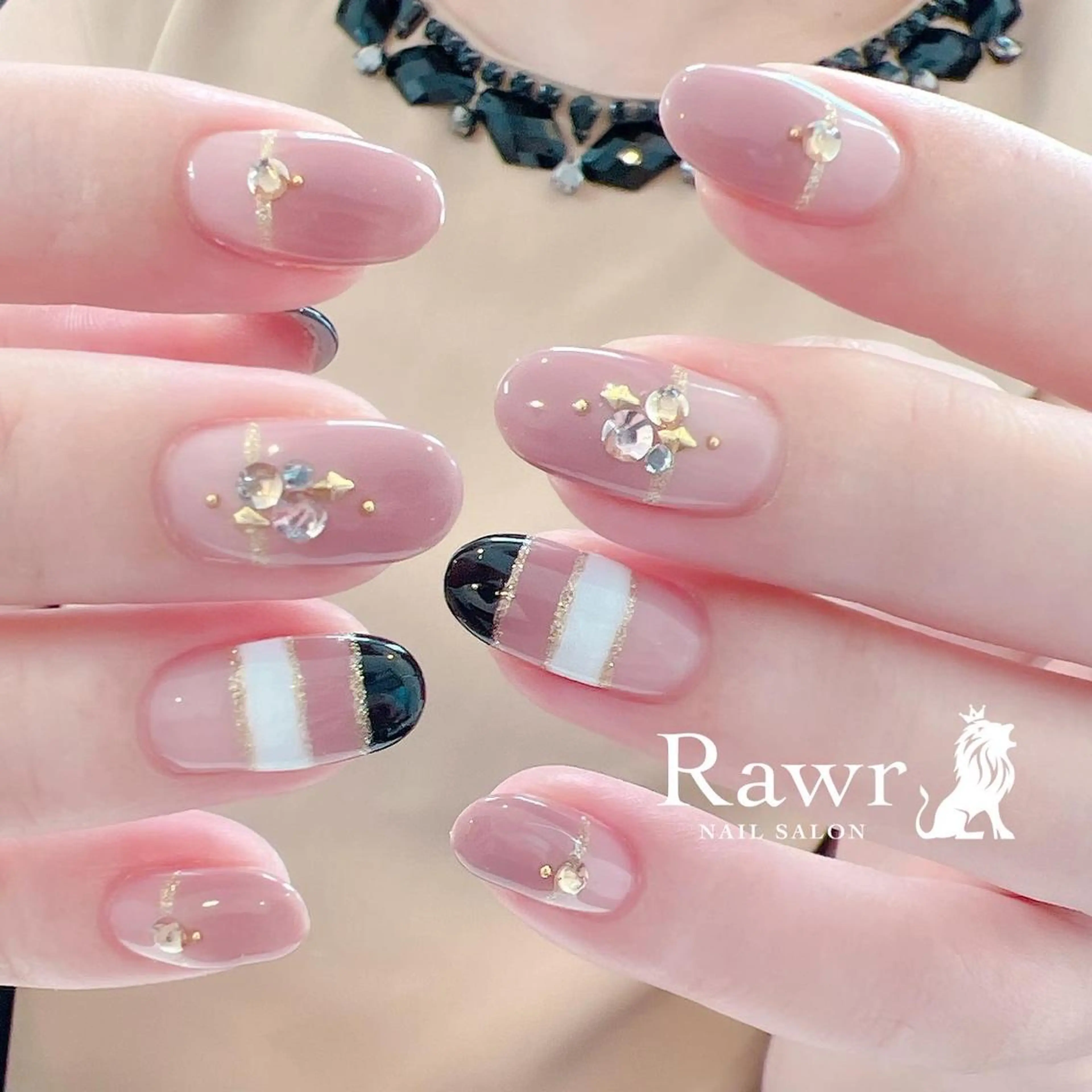 ネイル ハンドネイル Rawr / saoriのネイルデザイン