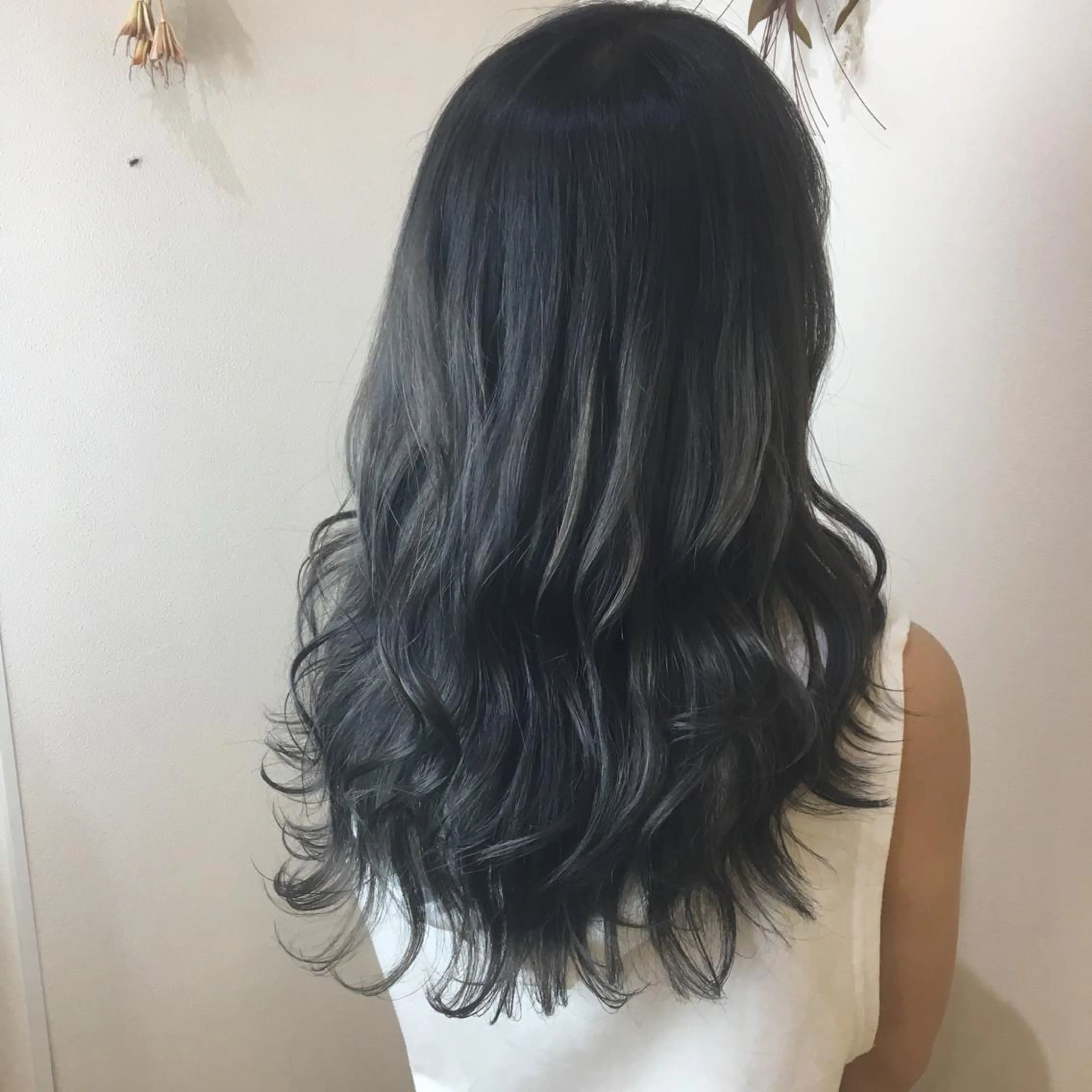 ロング カラー ブリーチ 髪質改善 頭身浴/ 中田のヘアスタイル