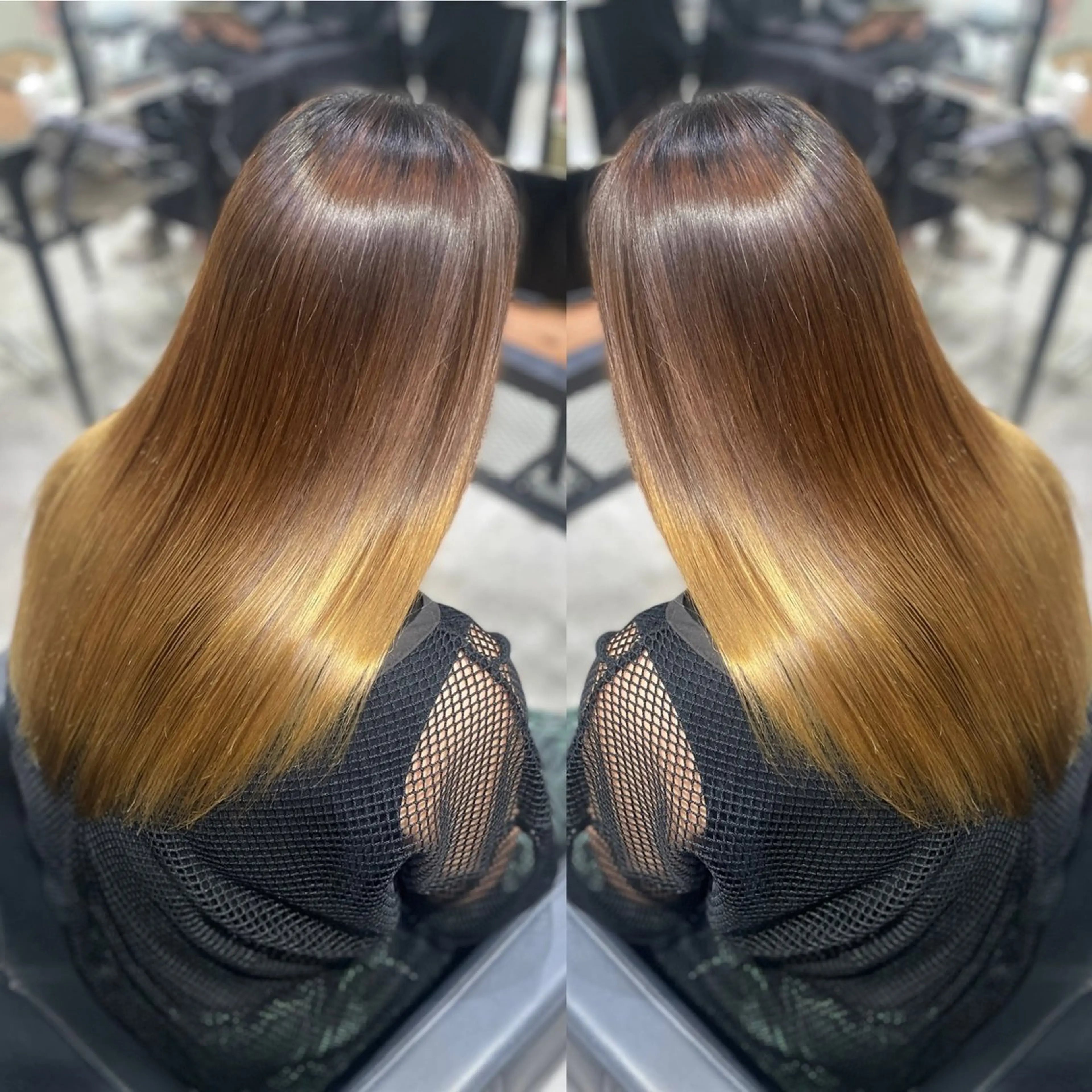 ロング 髪質改善 縮毛矯正 トリートメント カット 縮毛矯正 トリートメント 杉野/髪質改善 Zina博多店長のヘアスタイル