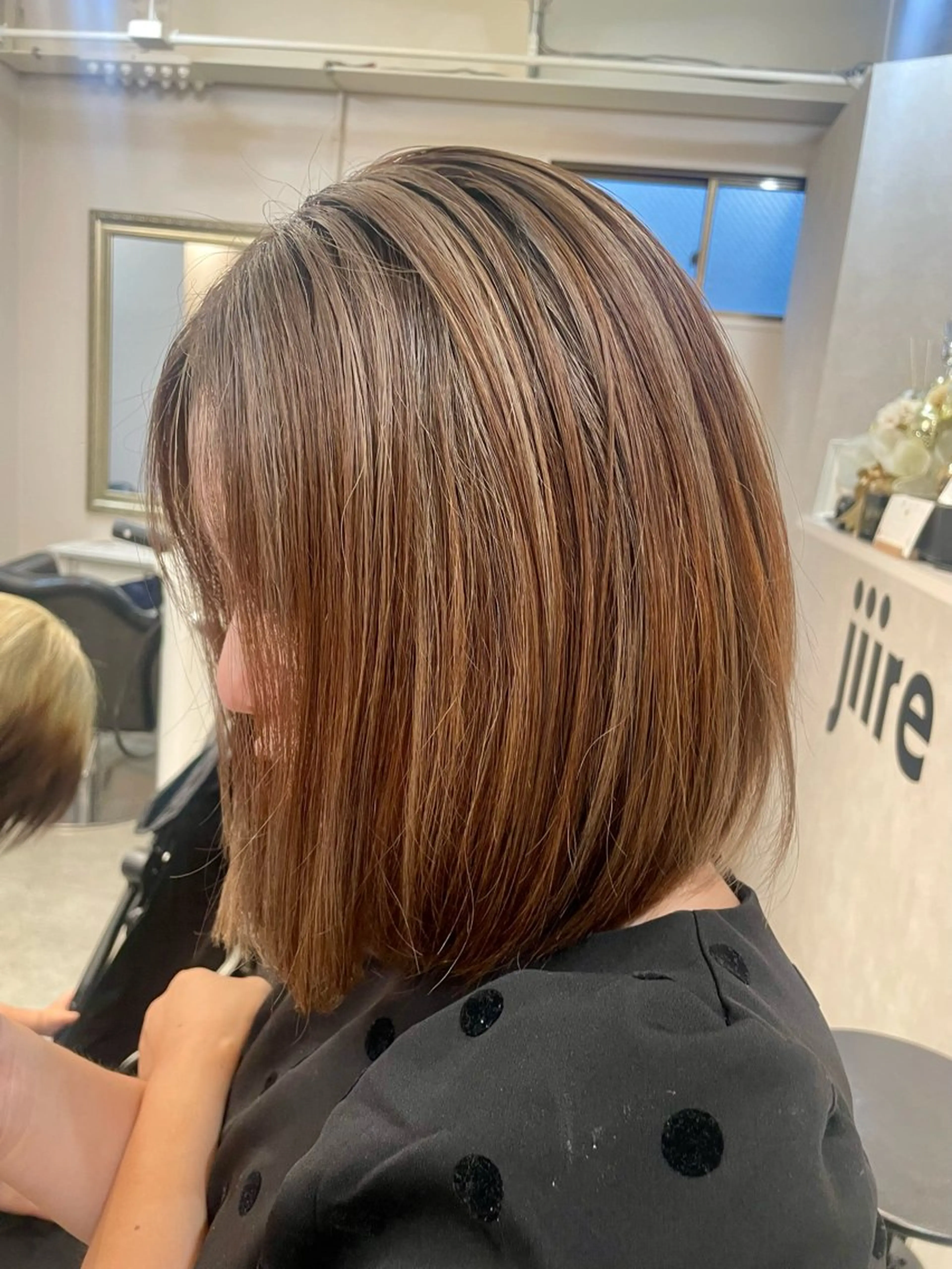 カラー ヘアカラー トリートメント jiire所属・カットモデル無料 👒堀江・ヨンスクのヘアスタイル