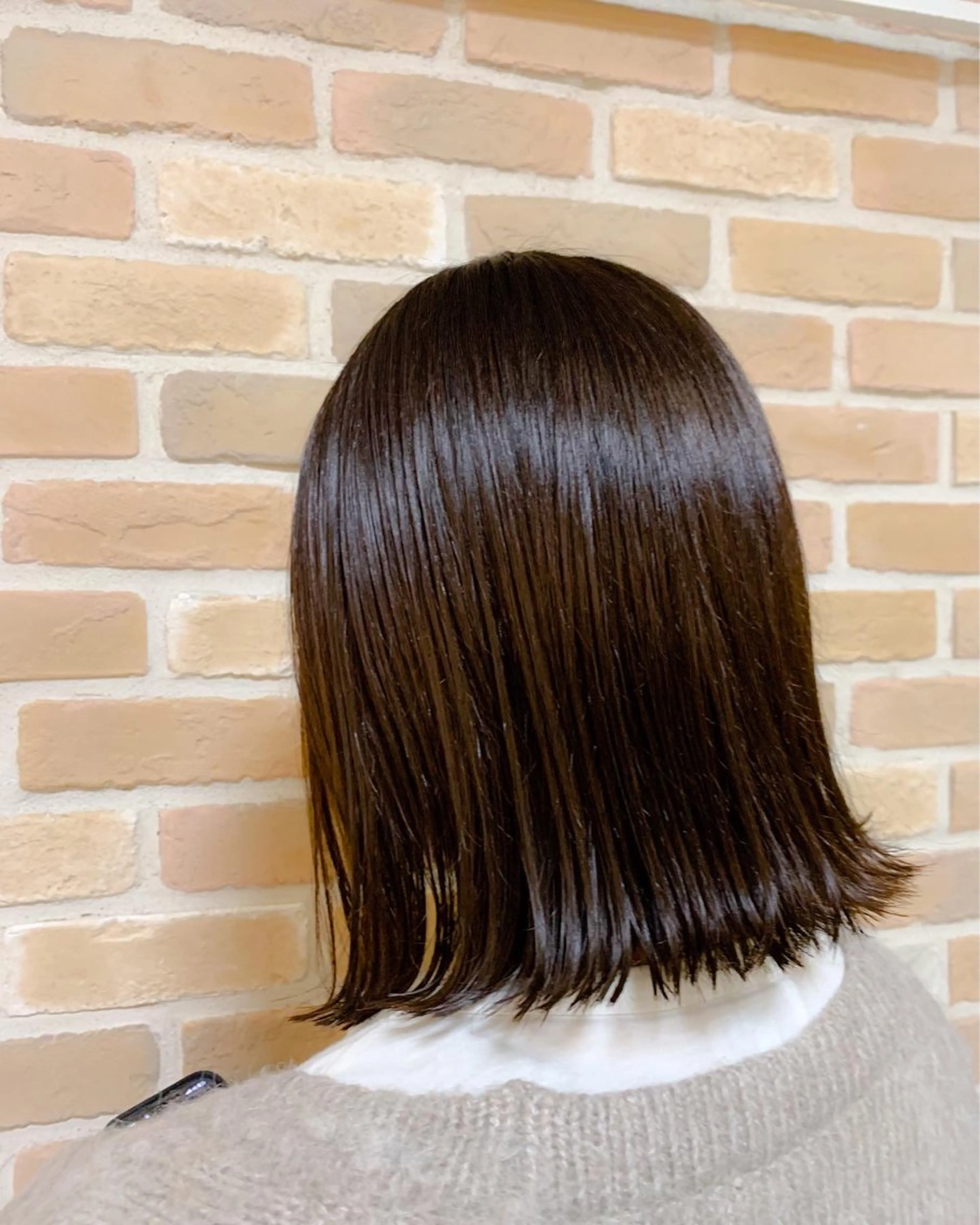 ミディアム ボブ 外ハネヘア set-up所属・SET-UP 友田のヘアスタイル