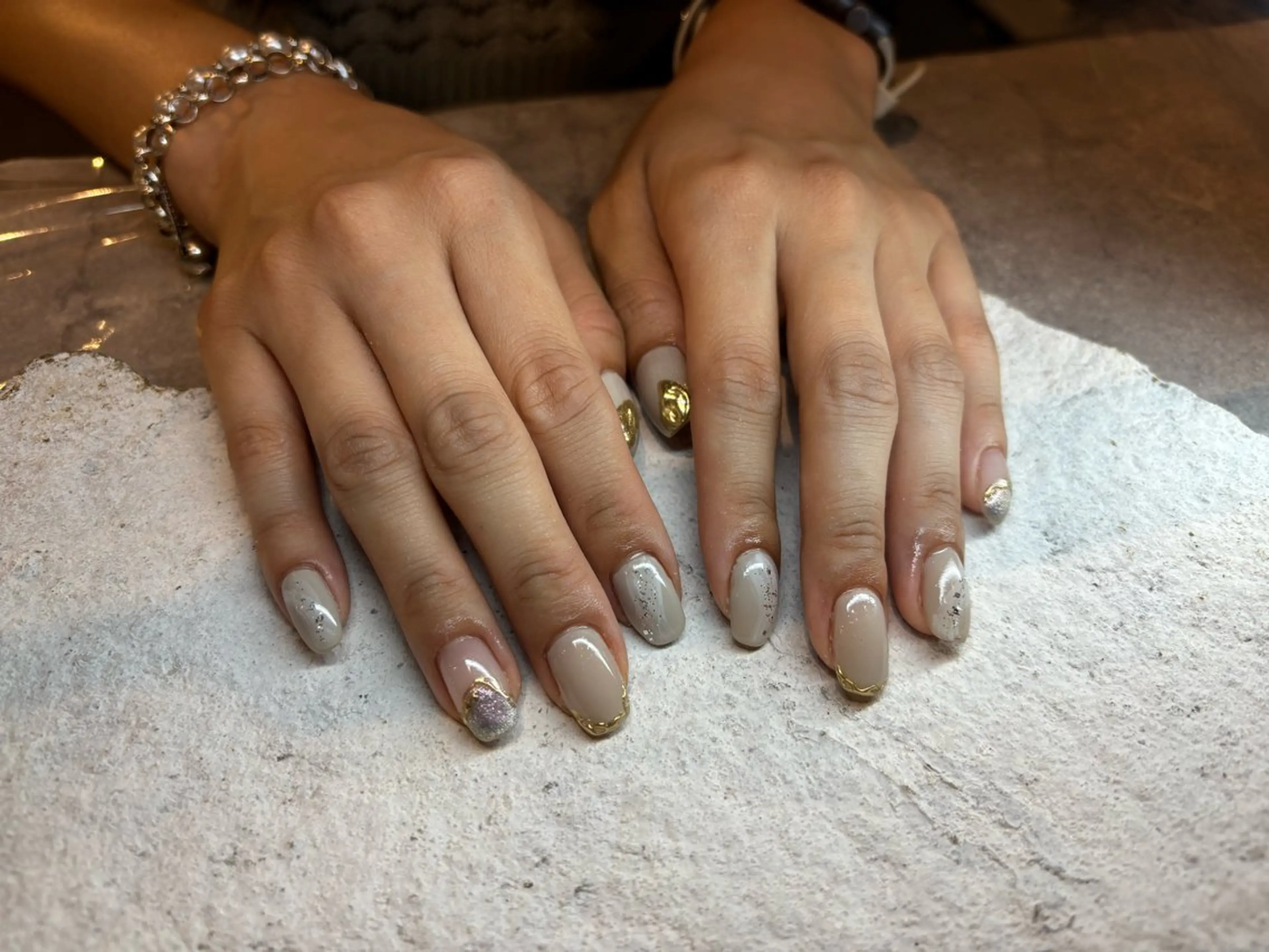 ネイル ニュアンスネイル HONOKA W 【深江橋店】のネイルデザイン