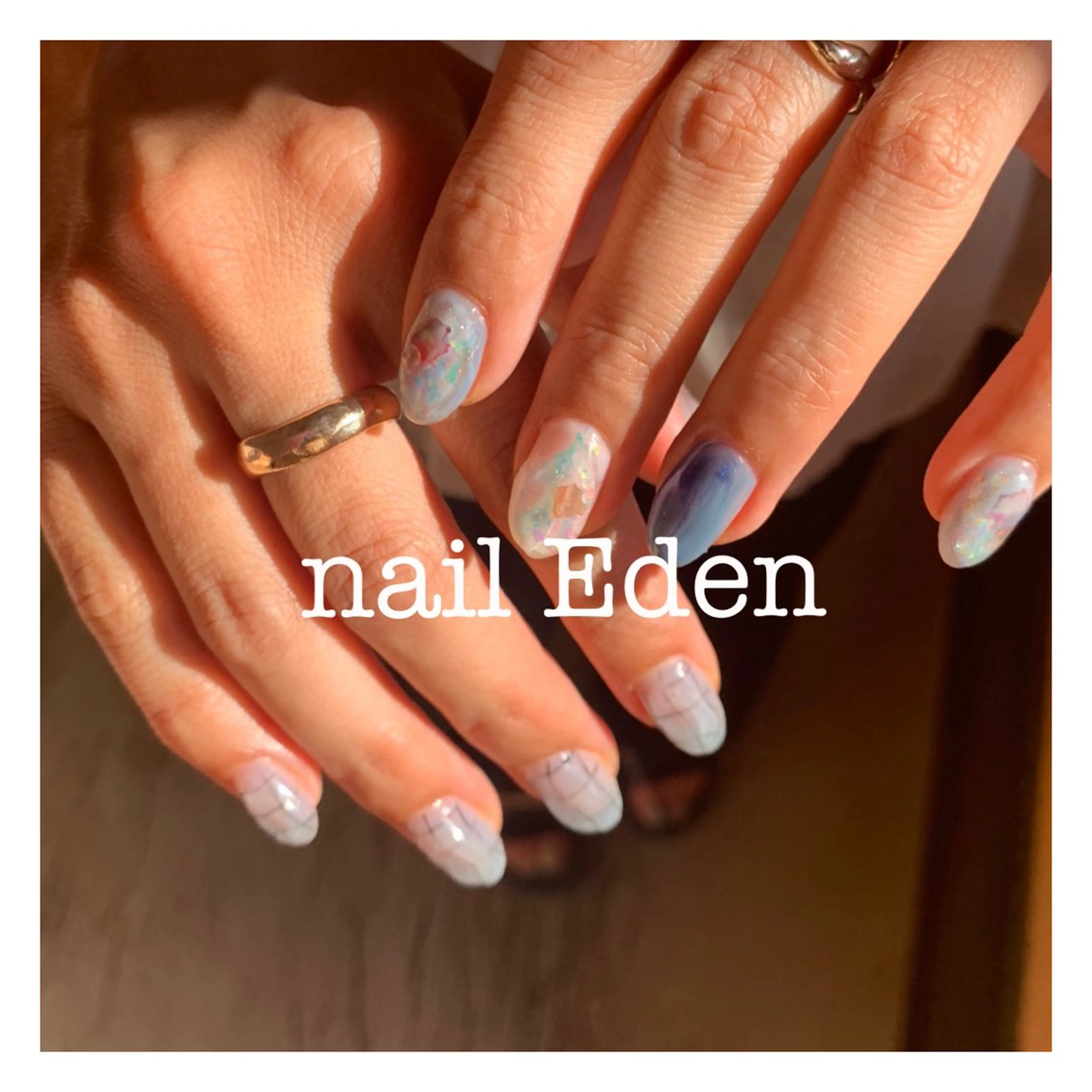 ネイル 持ち込み ハンドネイル ハンドケア Eden　private nail saron所属・Eden ♾️のネイルデザイン