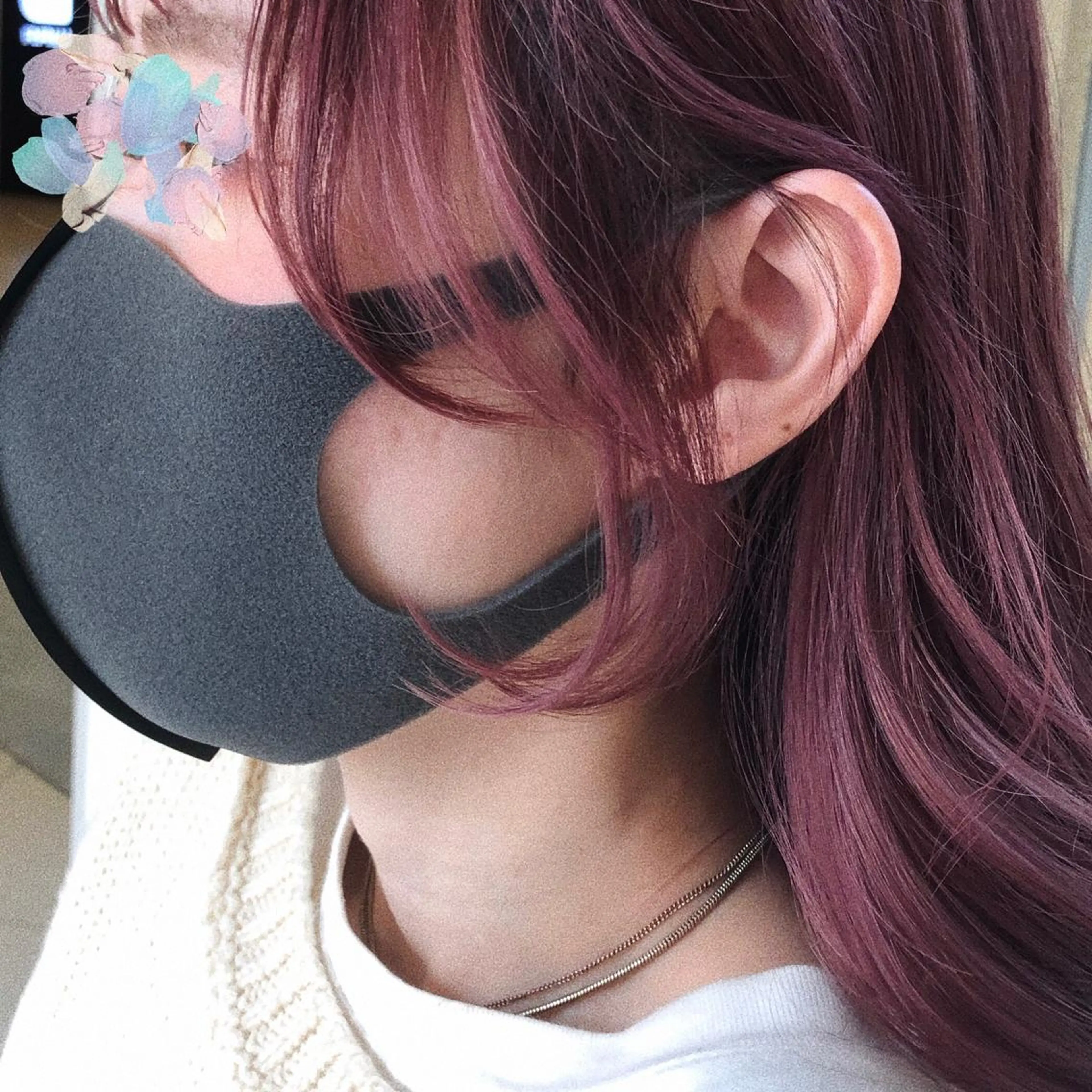 ロング 韓国ヘア 🇰🇷 RUKA 🩵🤍のヘアスタイル