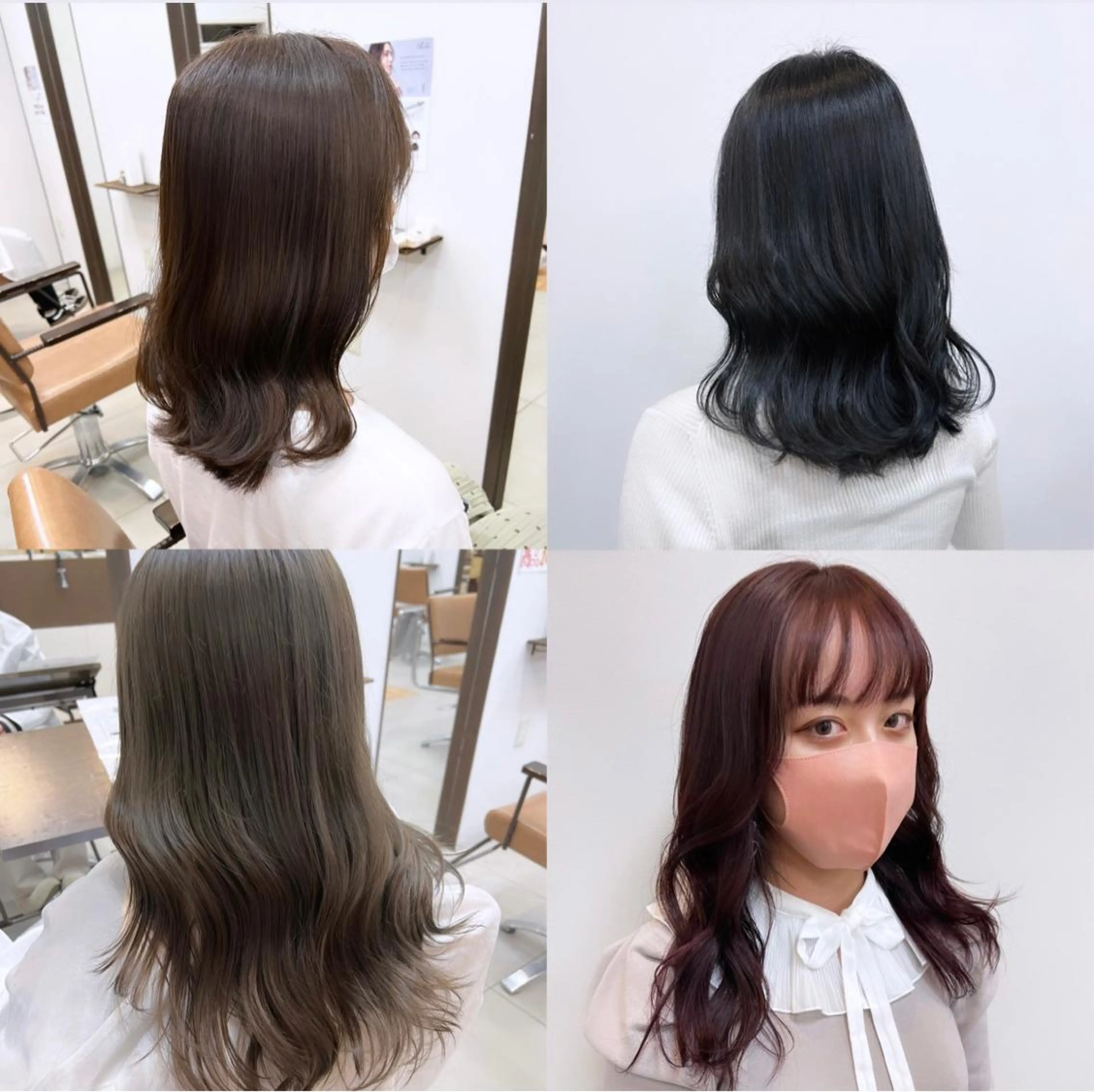 カラー SOYONなんば店 ／韓国風のヘアスタイル