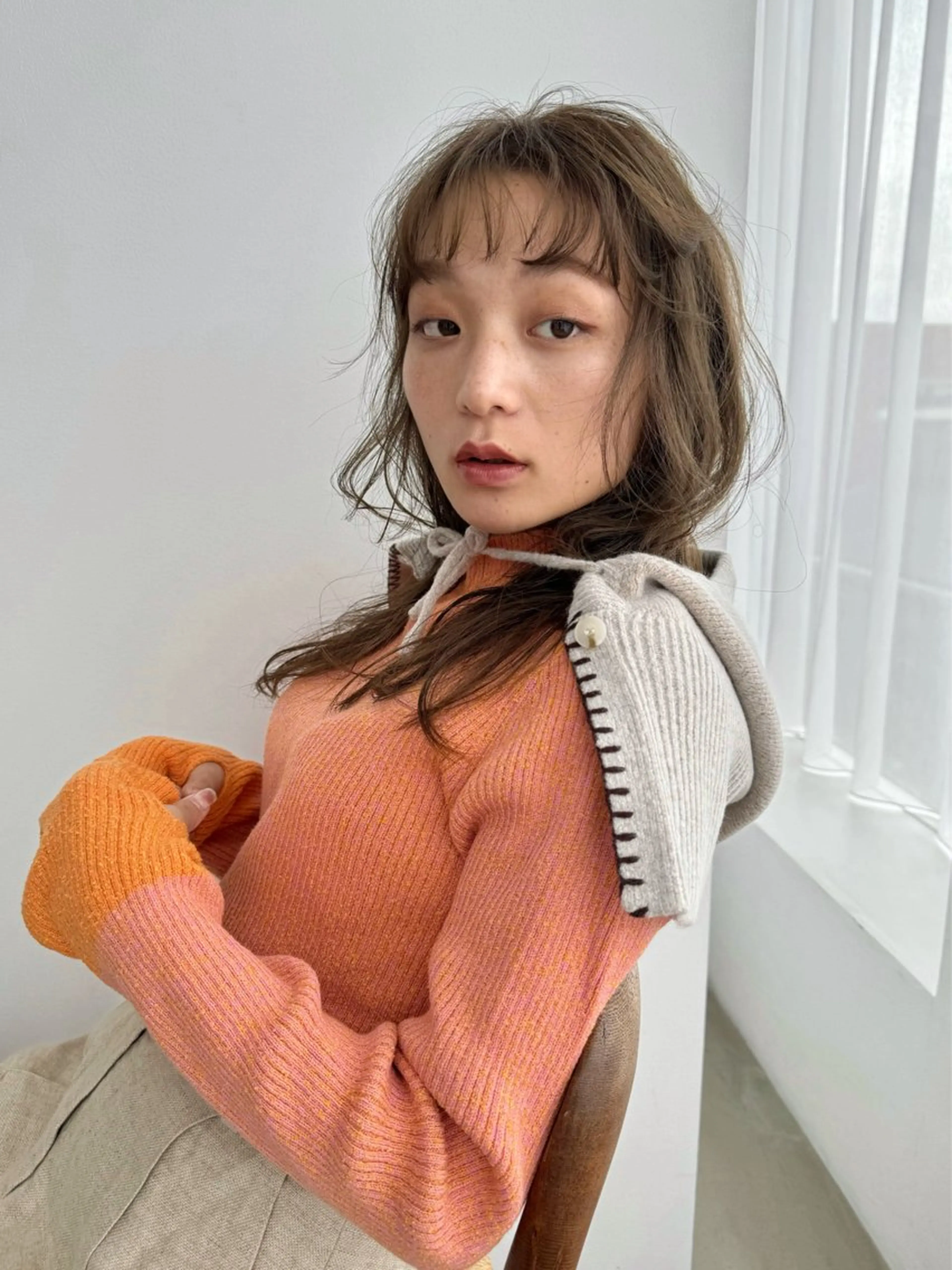ミディアム 渡邉 涼香のヘアスタイル