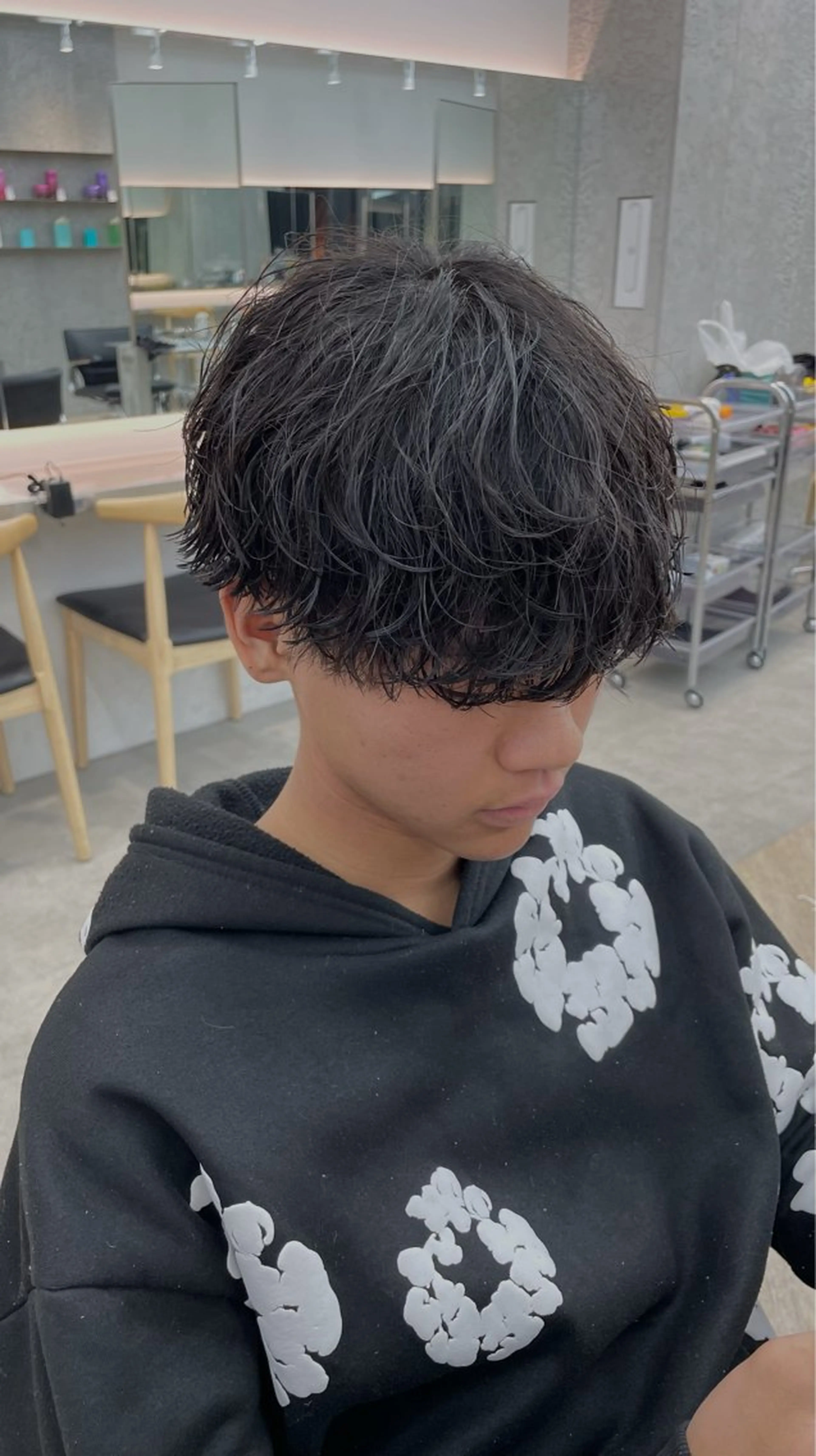 ショート パーマ メンズ カット パーマ fifth  SAKAE所属・山本千太 ✨メンズパーマ✨のヘアスタイル