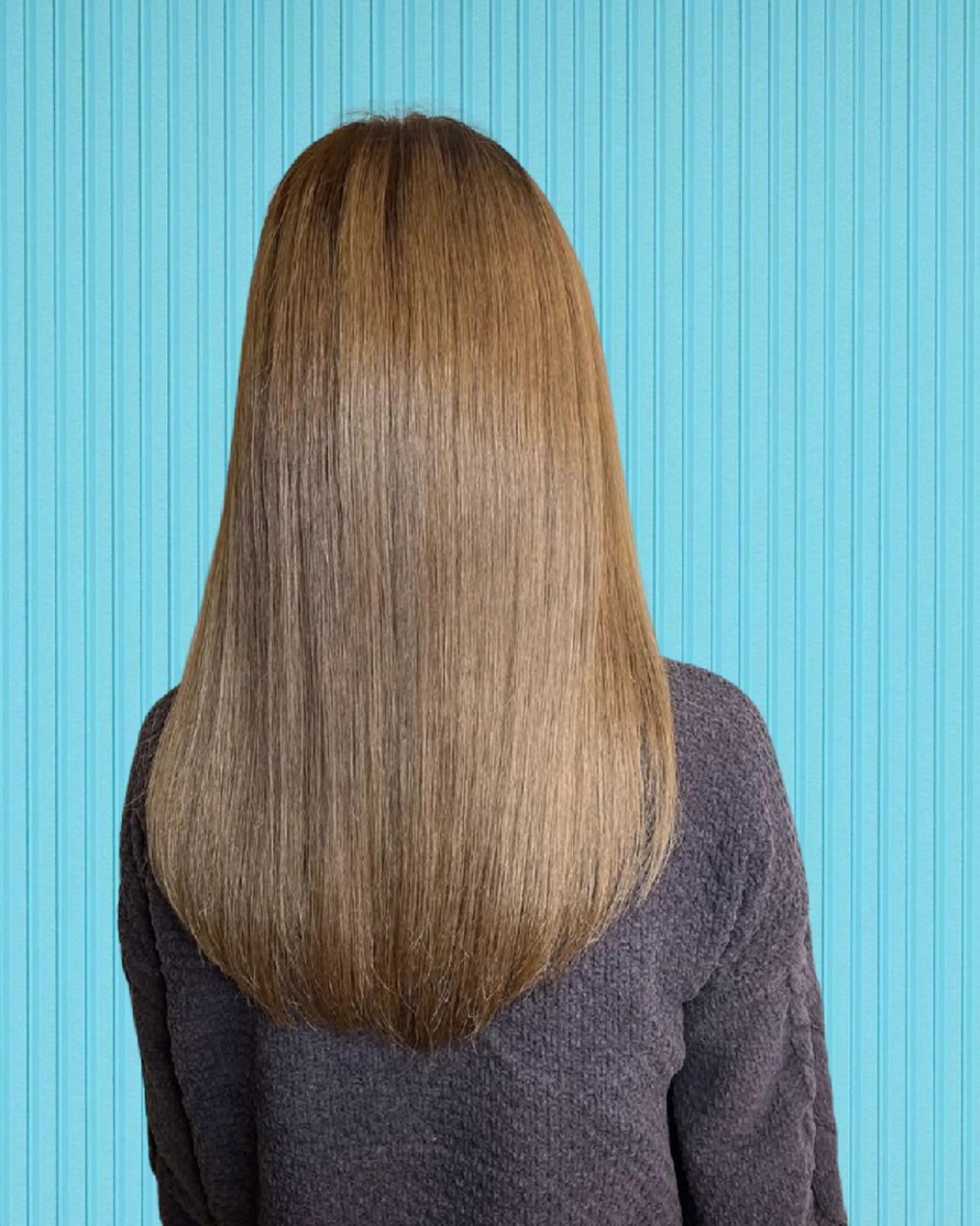 ロング カラー カット ヘアカラー トリートメント ヘッドスパ 髪質改善＆白髪ぼかし カラー♡店長みやけ♡のヘアスタイル