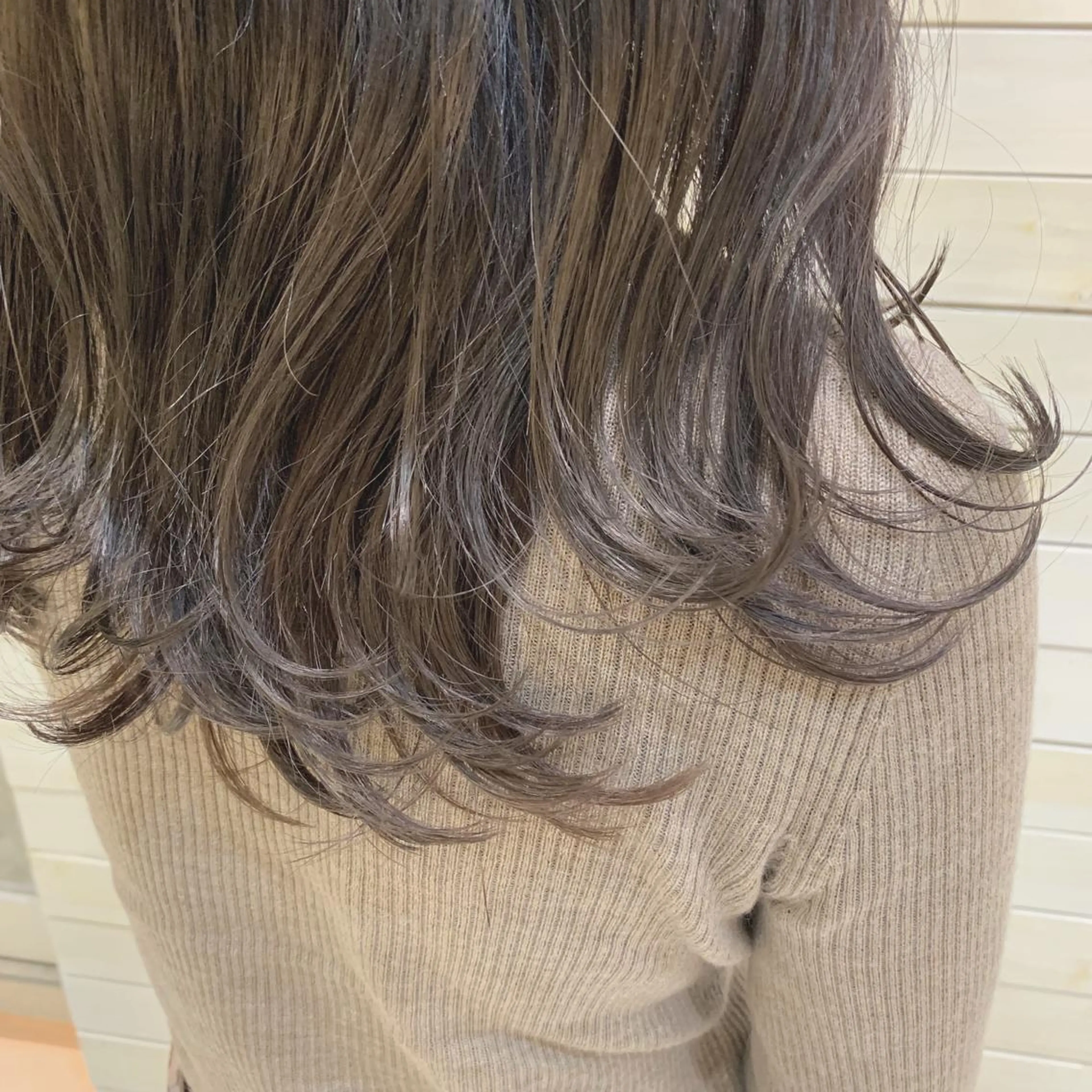 カラー アッシュ ベージュカラー 黒田瀬奈/ボブ まろやかベージュのヘアスタイル