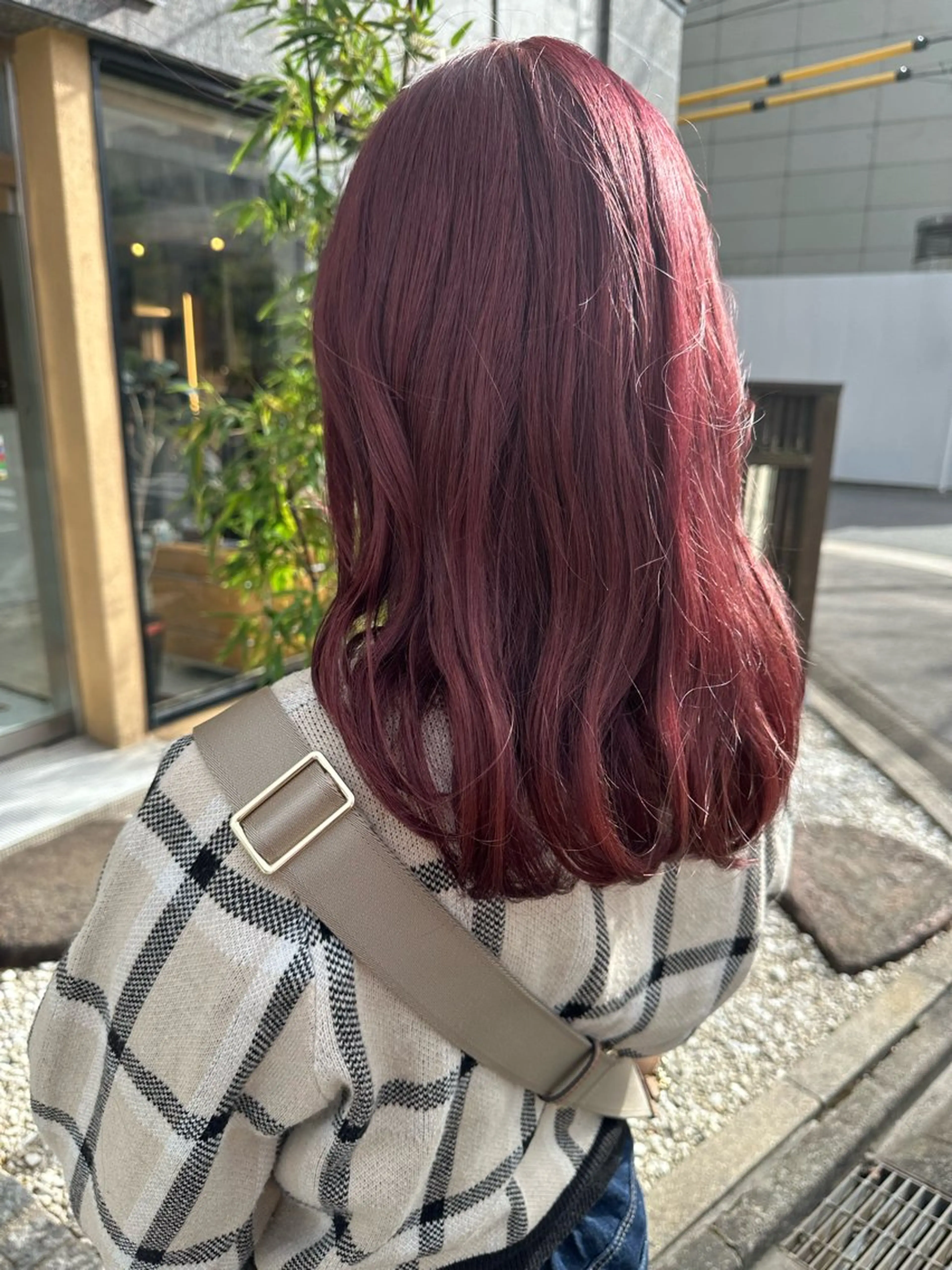 セミロング カラー ブリーチ EIGHT/ 名古屋/ナナカのヘアスタイル