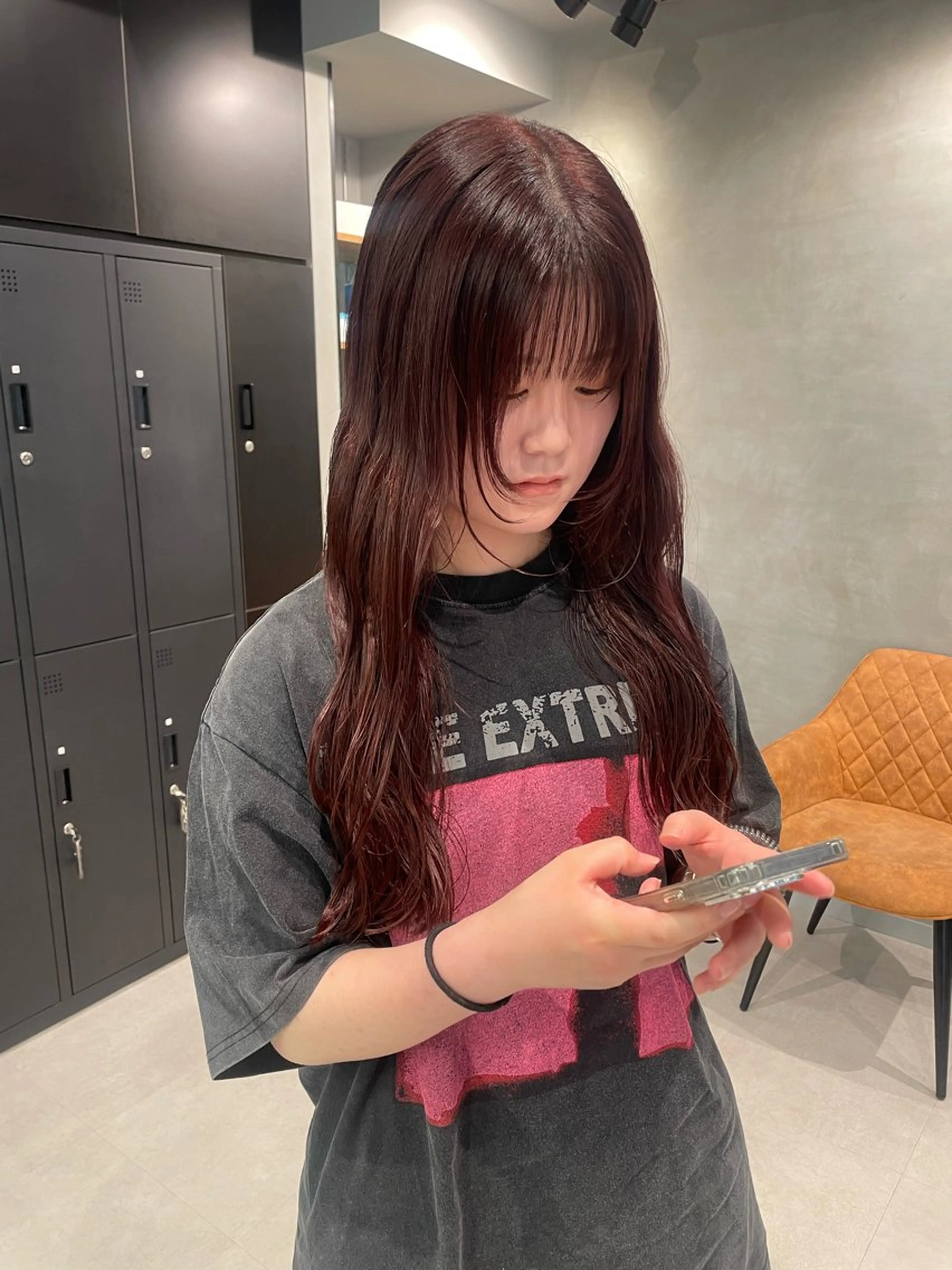 ロング カラー カット ヘアカラー トリートメント ヘッドスパ ヘアセット 暖色レイヤー 🥀REIRIのヘアスタイル