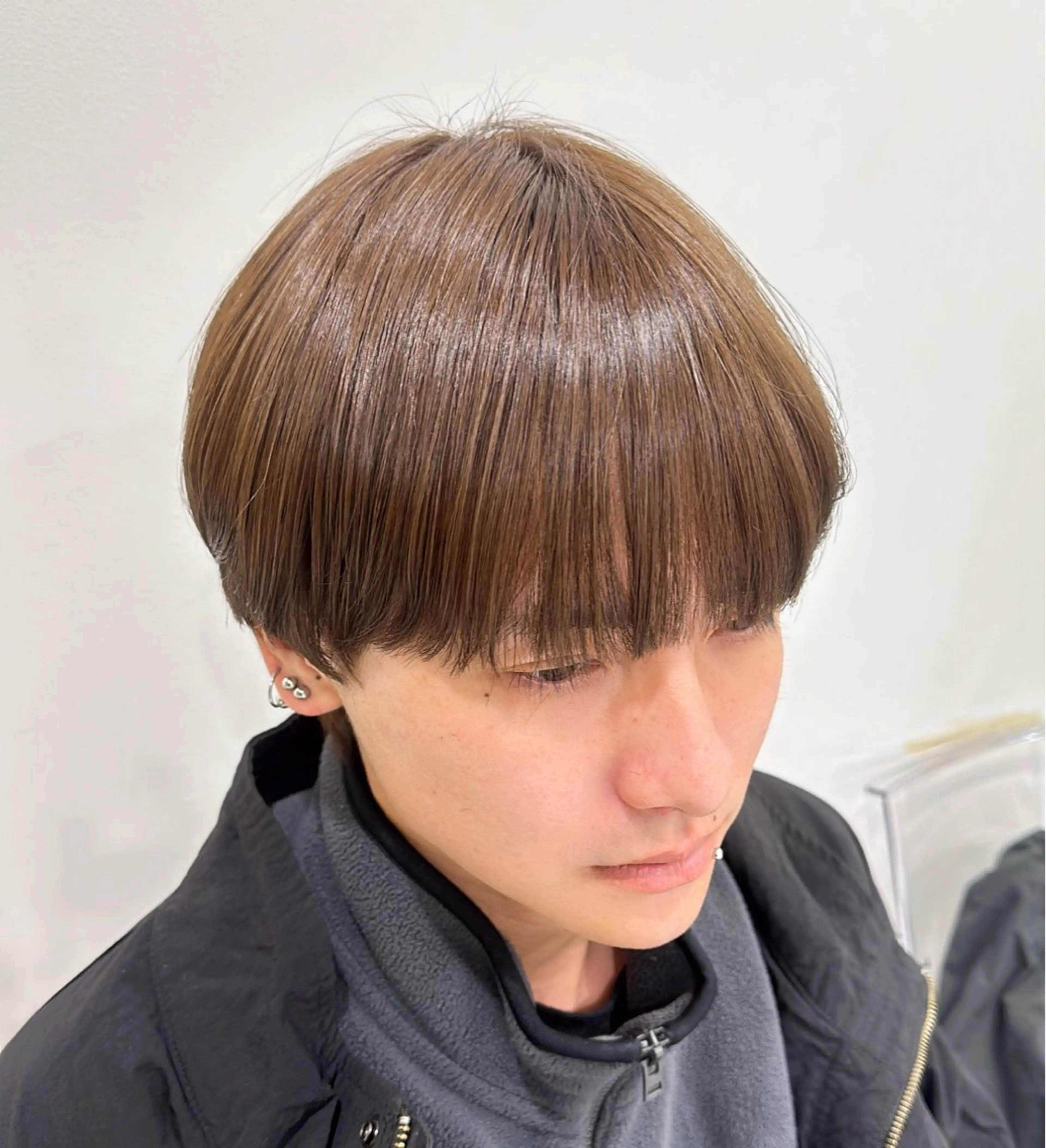 ショート カラー ハイトーン🌈メンズ カット♡Machanのヘアスタイル