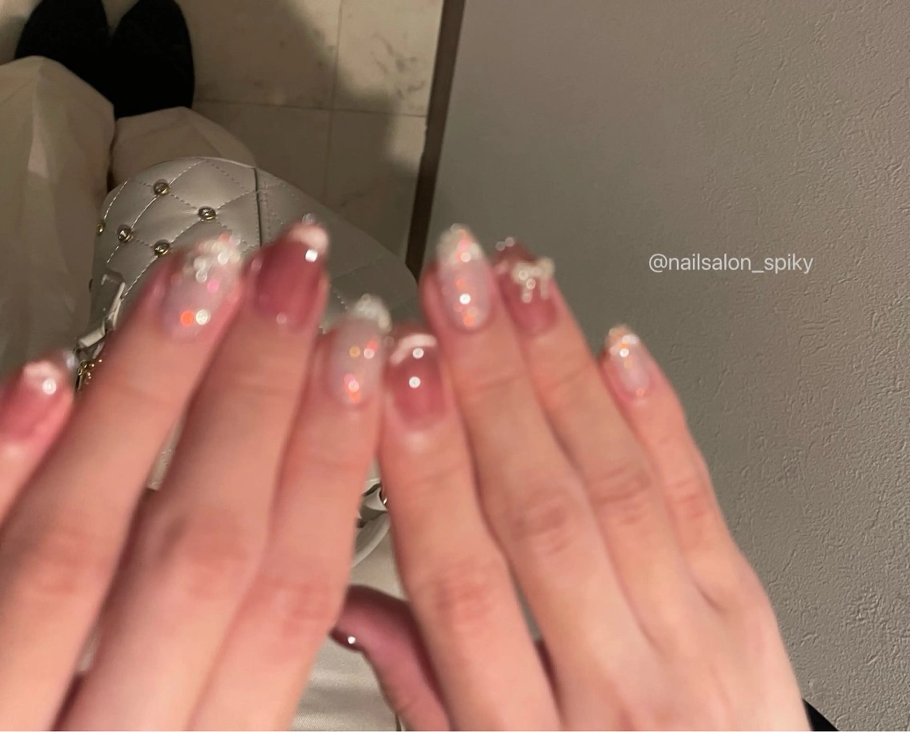 ネイル ハンドネイル Spiky とうげ ふうかのネイルデザイン