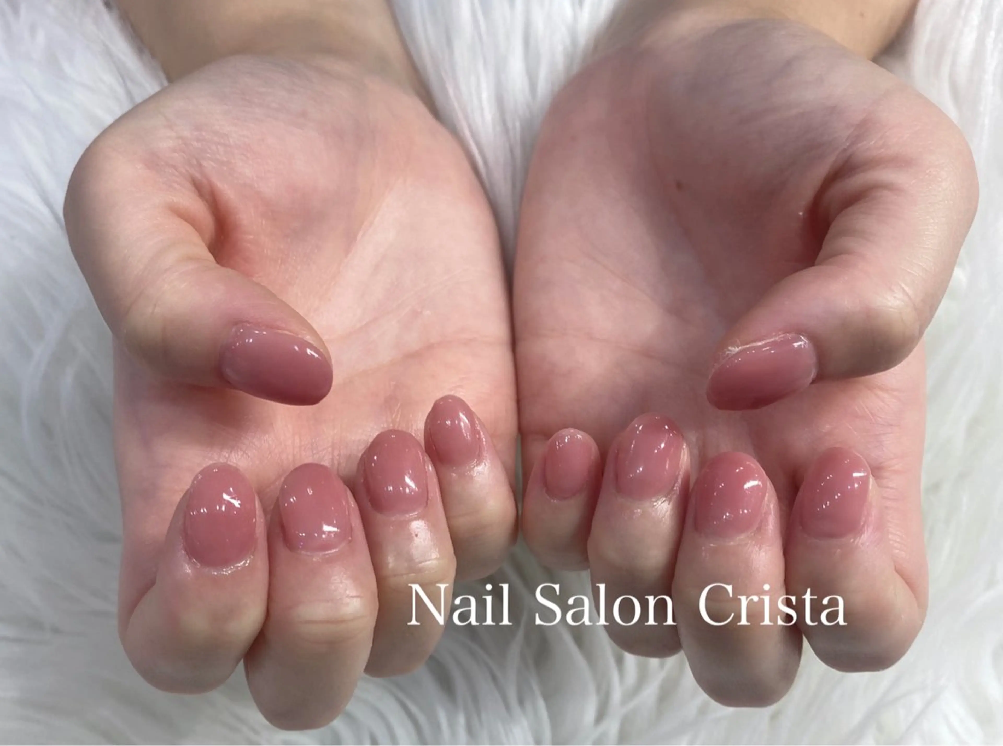 ネイル ジェルネイル パラジェル ピンク ハンドネイル CRISTA所属・CRISTA MOMOのネイルデザイン