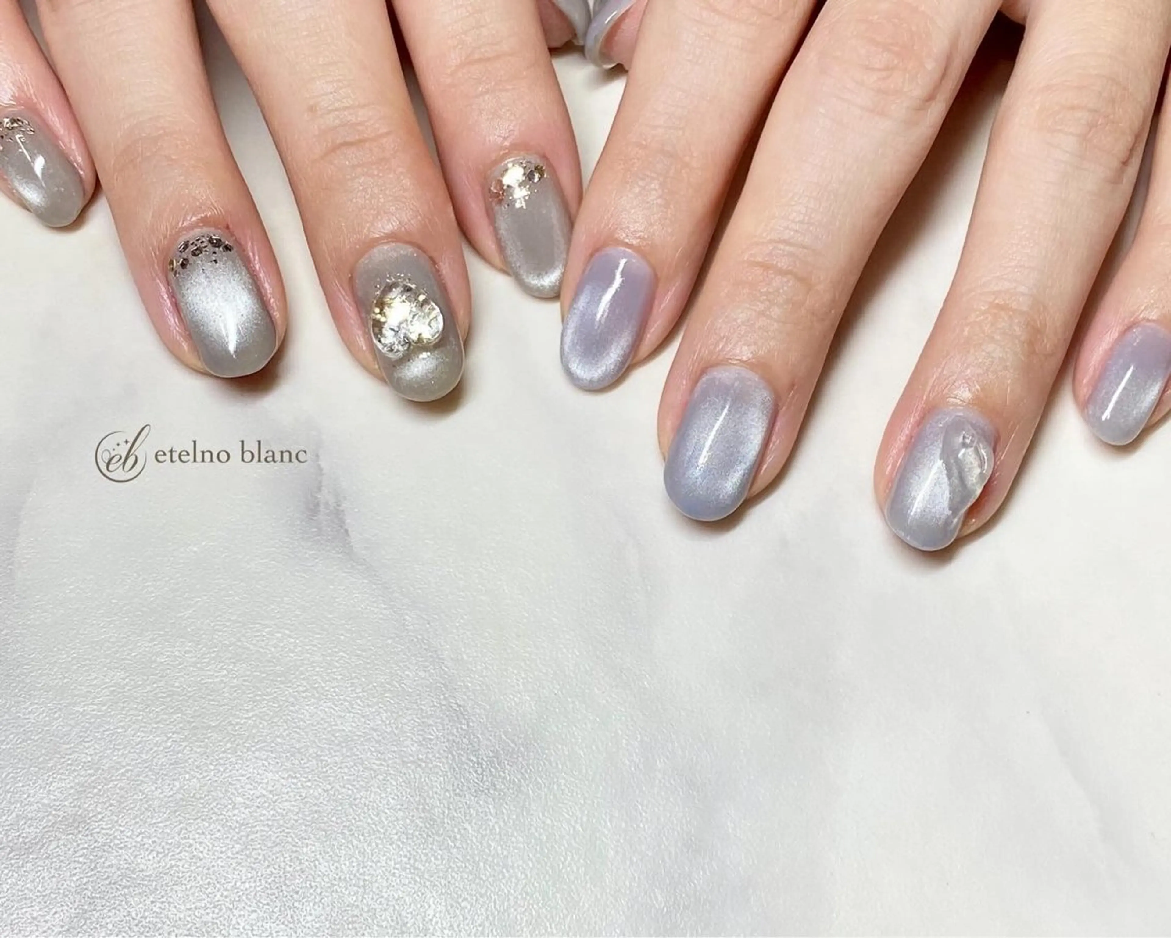 ネイル ハンドネイル etelno blanc中目黒のネイルデザイン