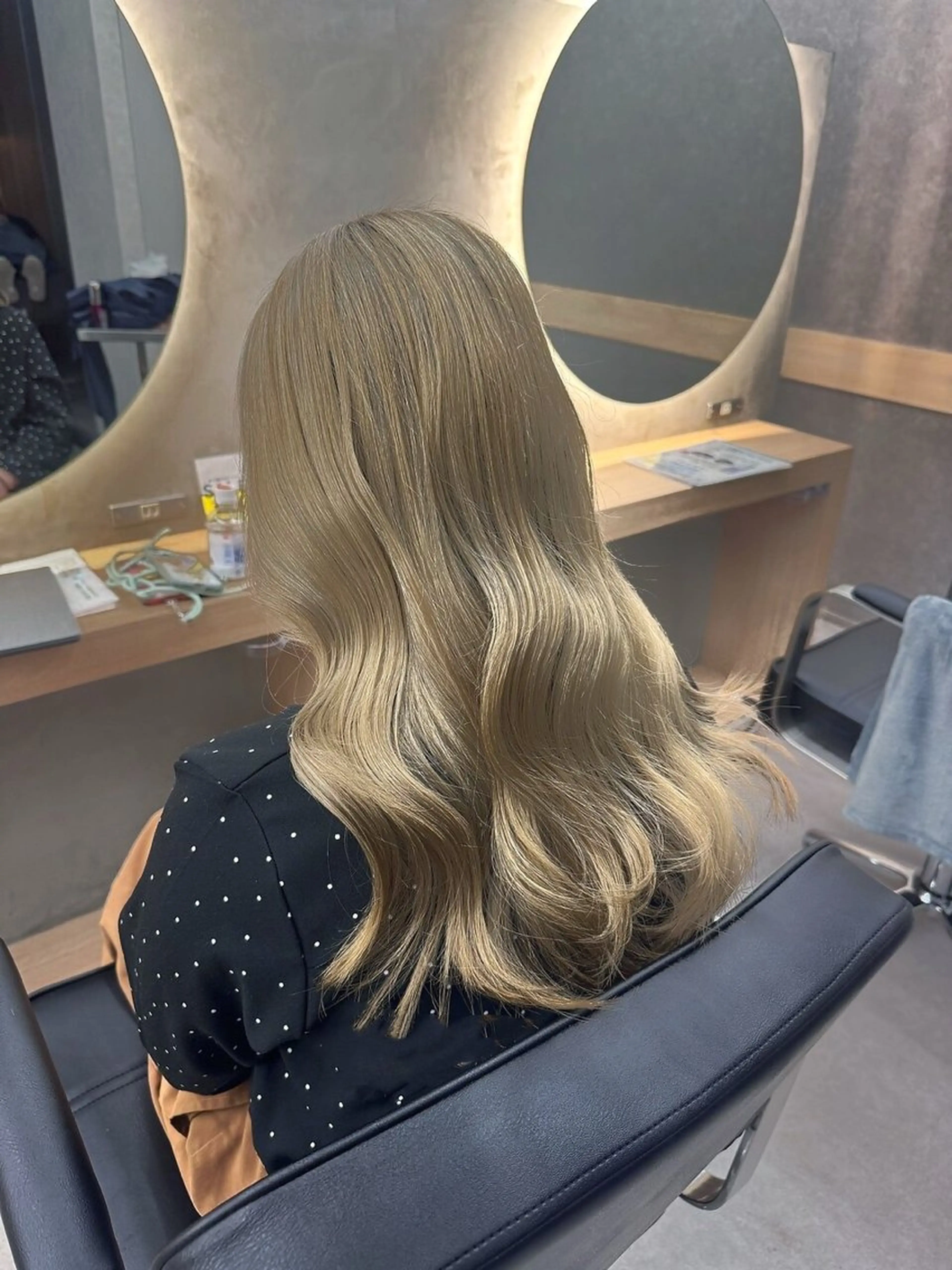 セミロング ヘアカラー 🫧BASSA 立川店 🫧のヘアスタイル