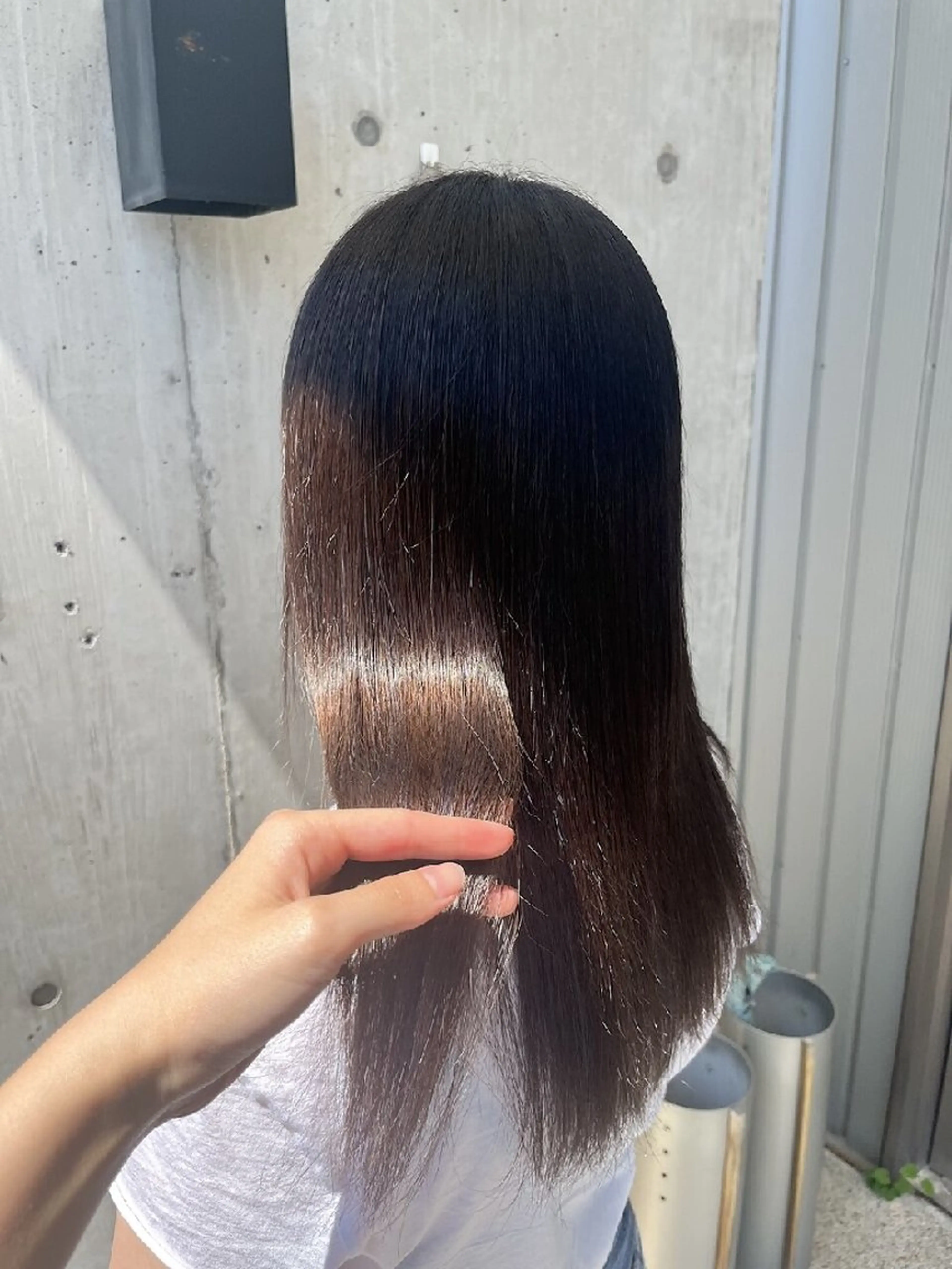 カラー+髪質改善ULTOWAトリートメント+マイクロバブルの写真