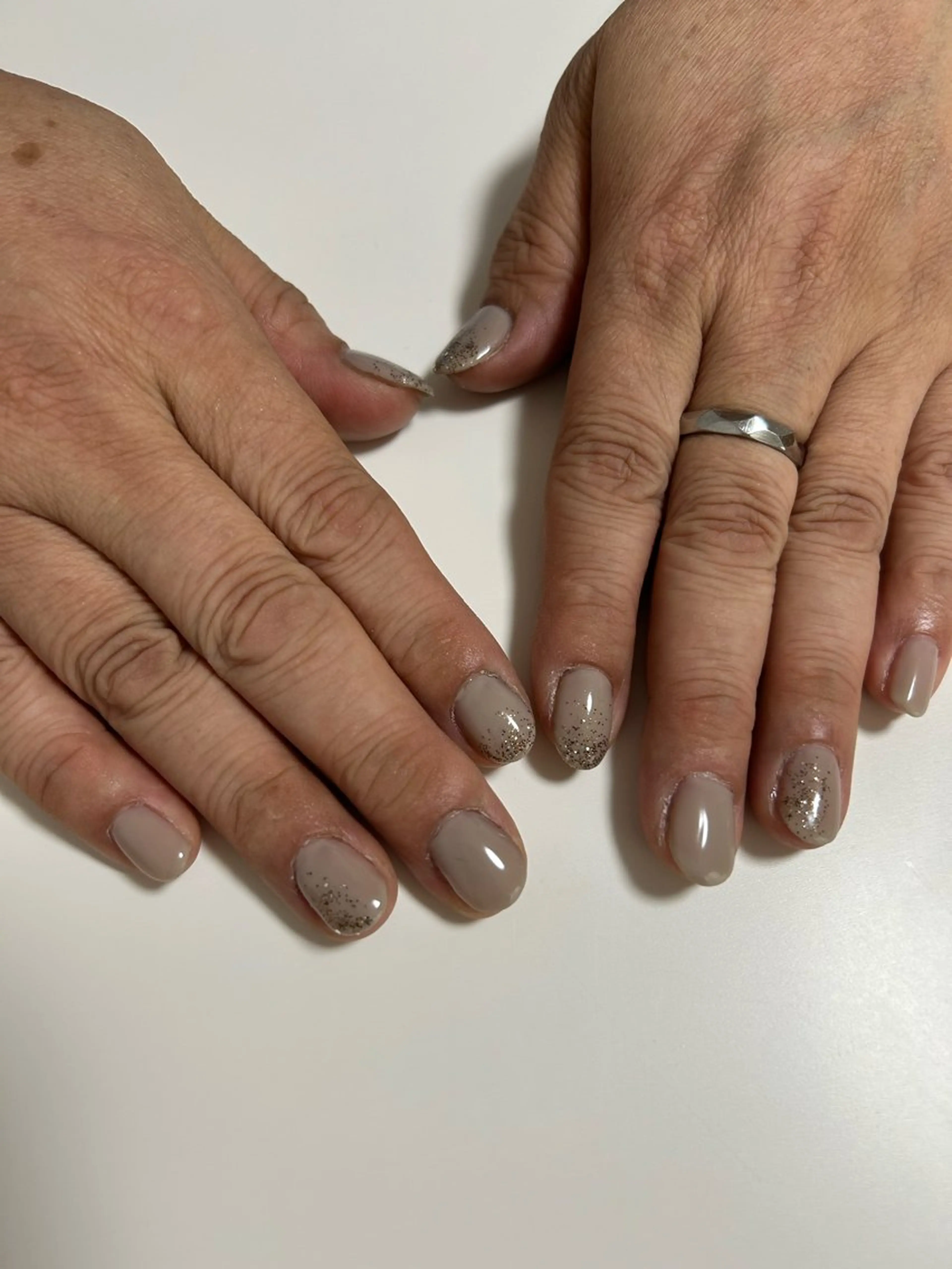 ネイル ラメ(グリッター) ワンカラーネイル ハンドネイル 自宅サロン♡ Mamiのネイルデザイン