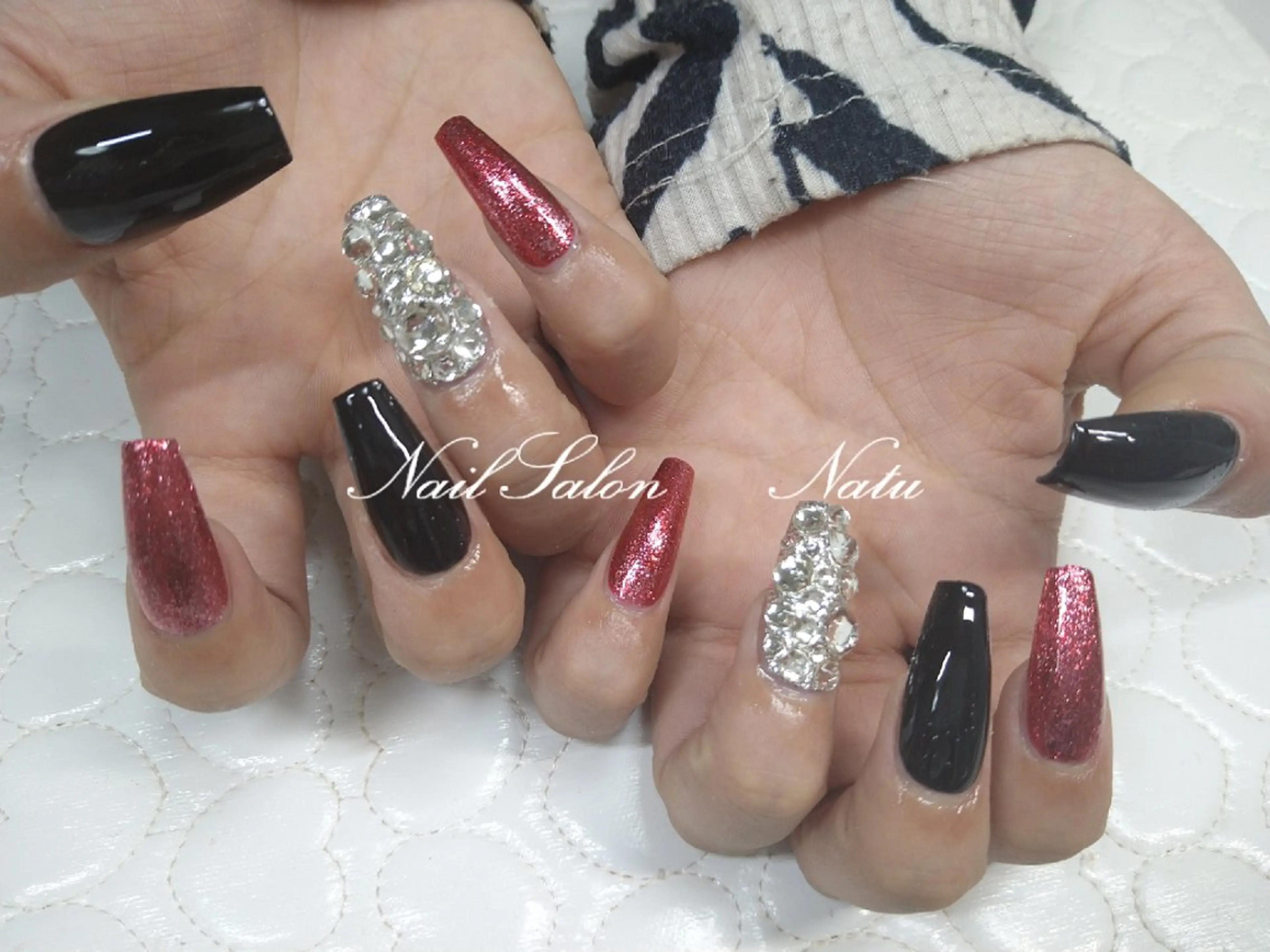 ネイル 長さ出し nailsalon　 Natuのネイルデザイン