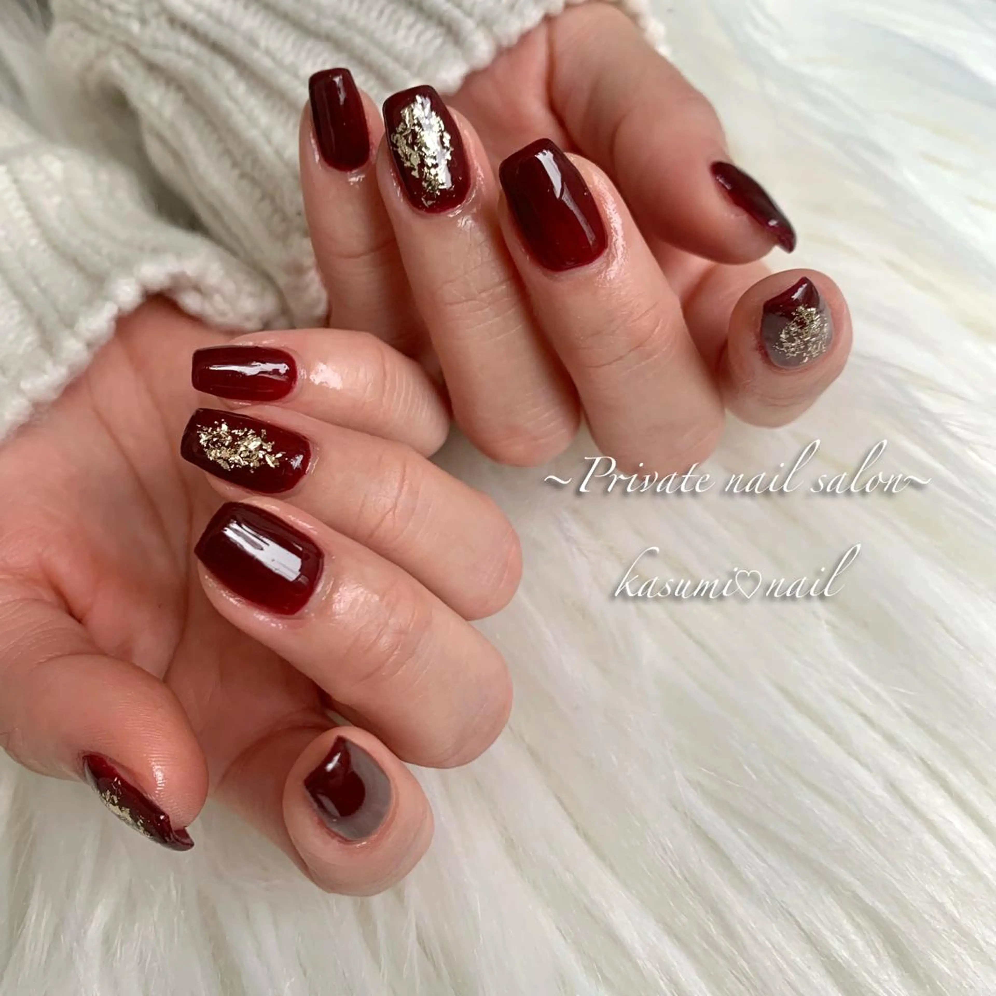 ネイル アートネイル ラメ(グリッター) マグネットネイル ミラーネイル 持ち込み KASUMI♡ Nailのネイルデザイン