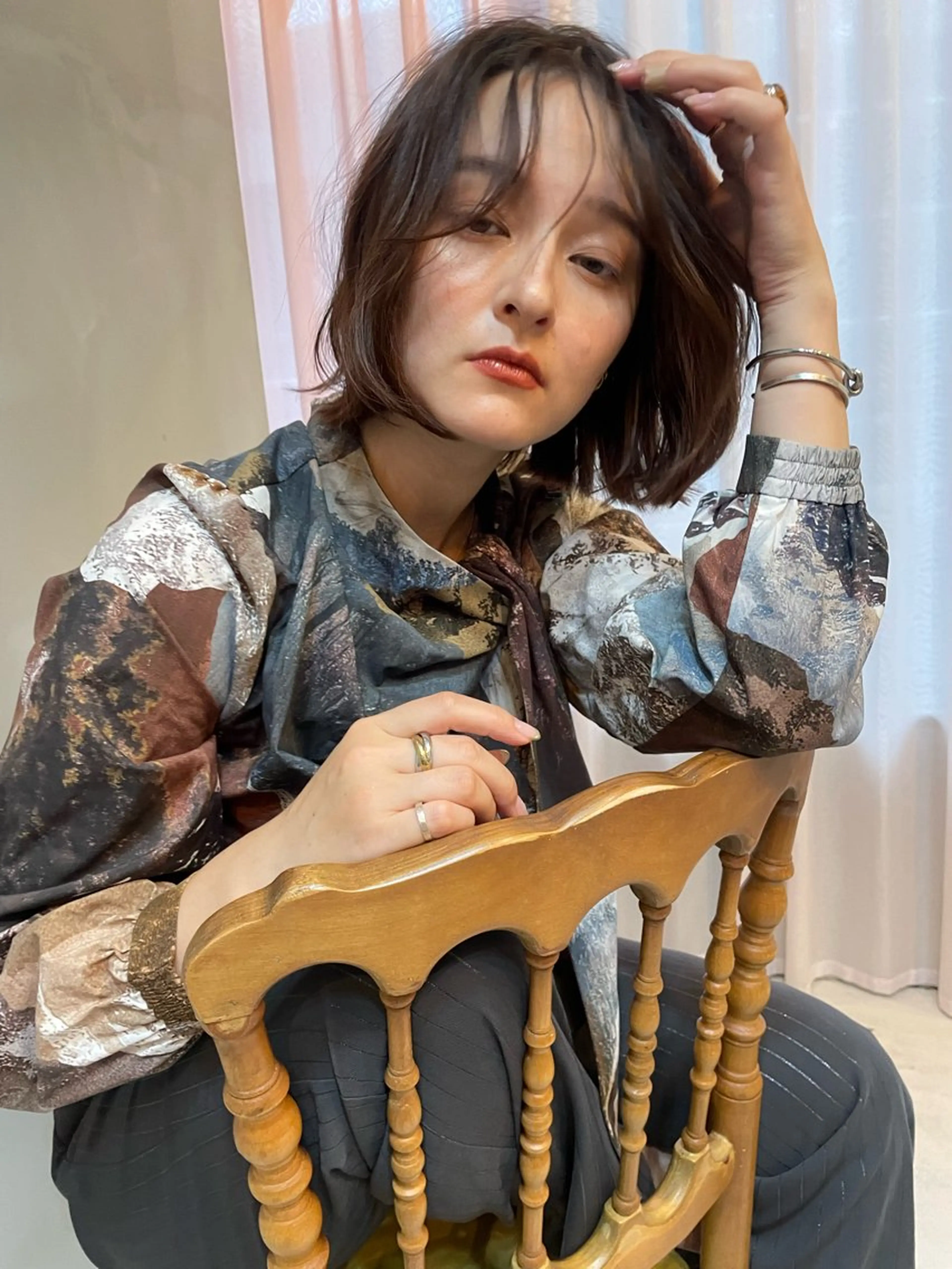 ショート カラー カット ヘアカラー トリートメント ショート/ボブ専門 宮脇美奈/南船場のヘアスタイル