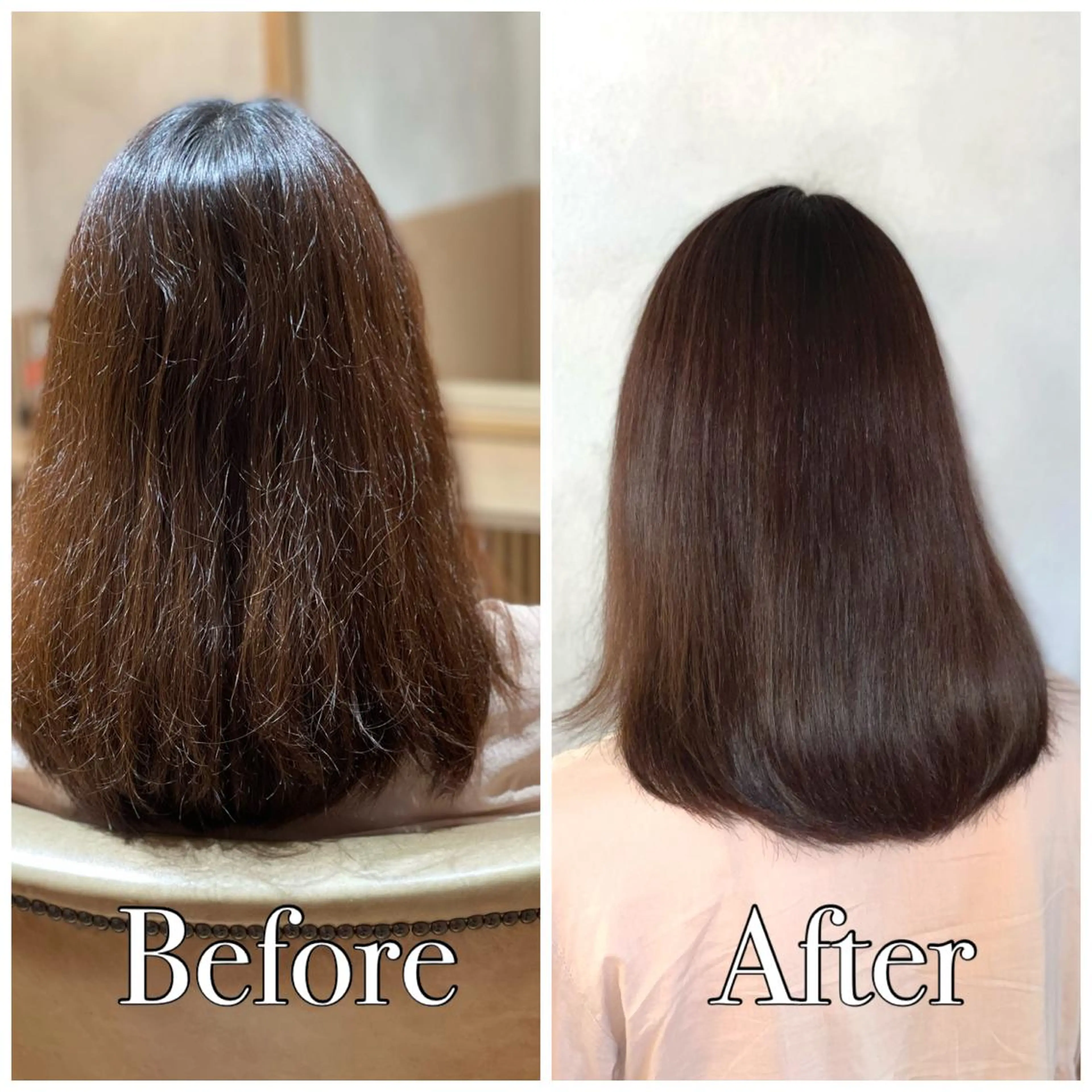 ミディアム カラー 髪質改善　field チカモリ　ヒカルのヘアスタイル