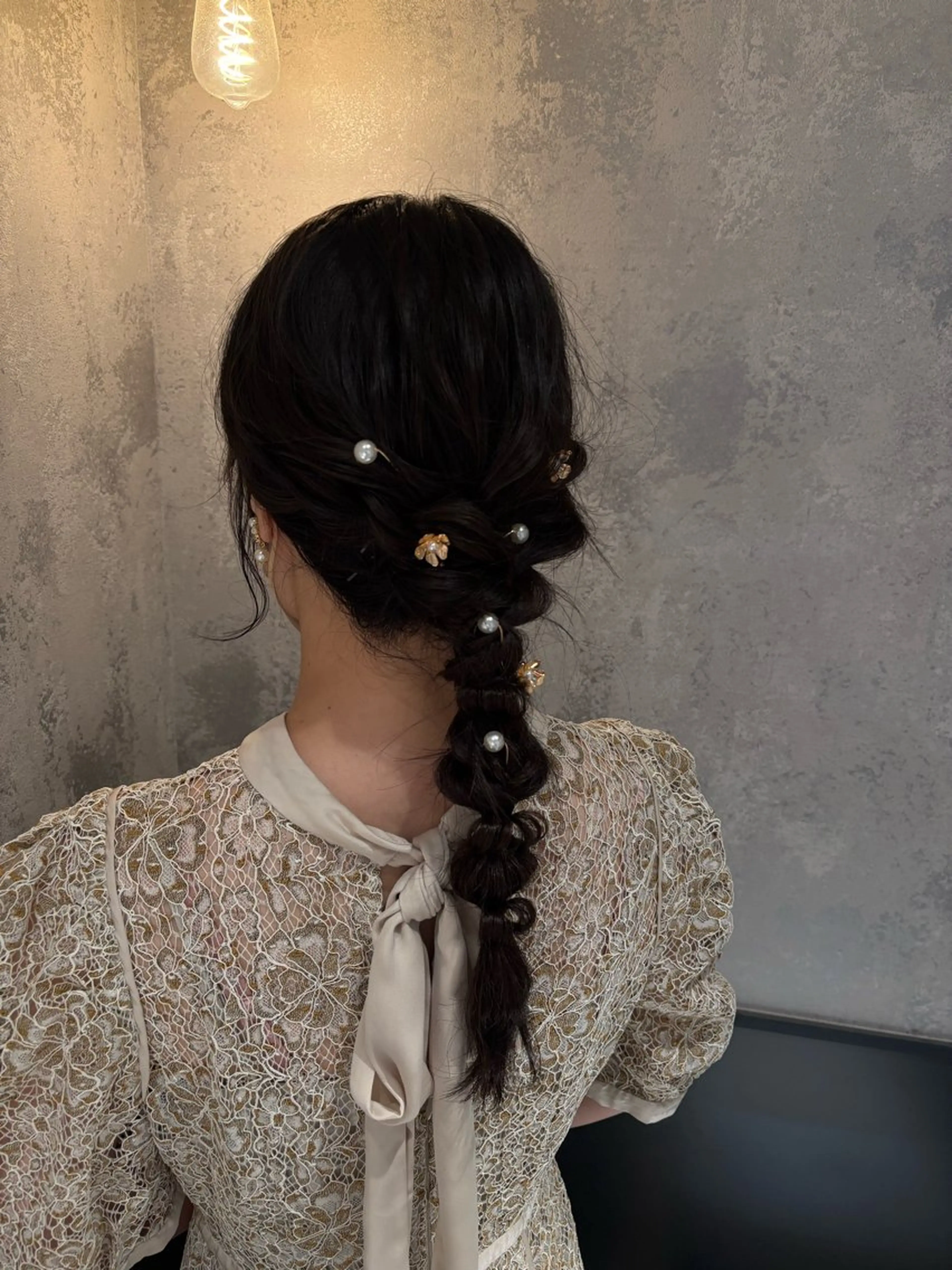 ミディアム ヘアセット 🧶個性派/横浜パー マ/暖色/ミミのヘアスタイル