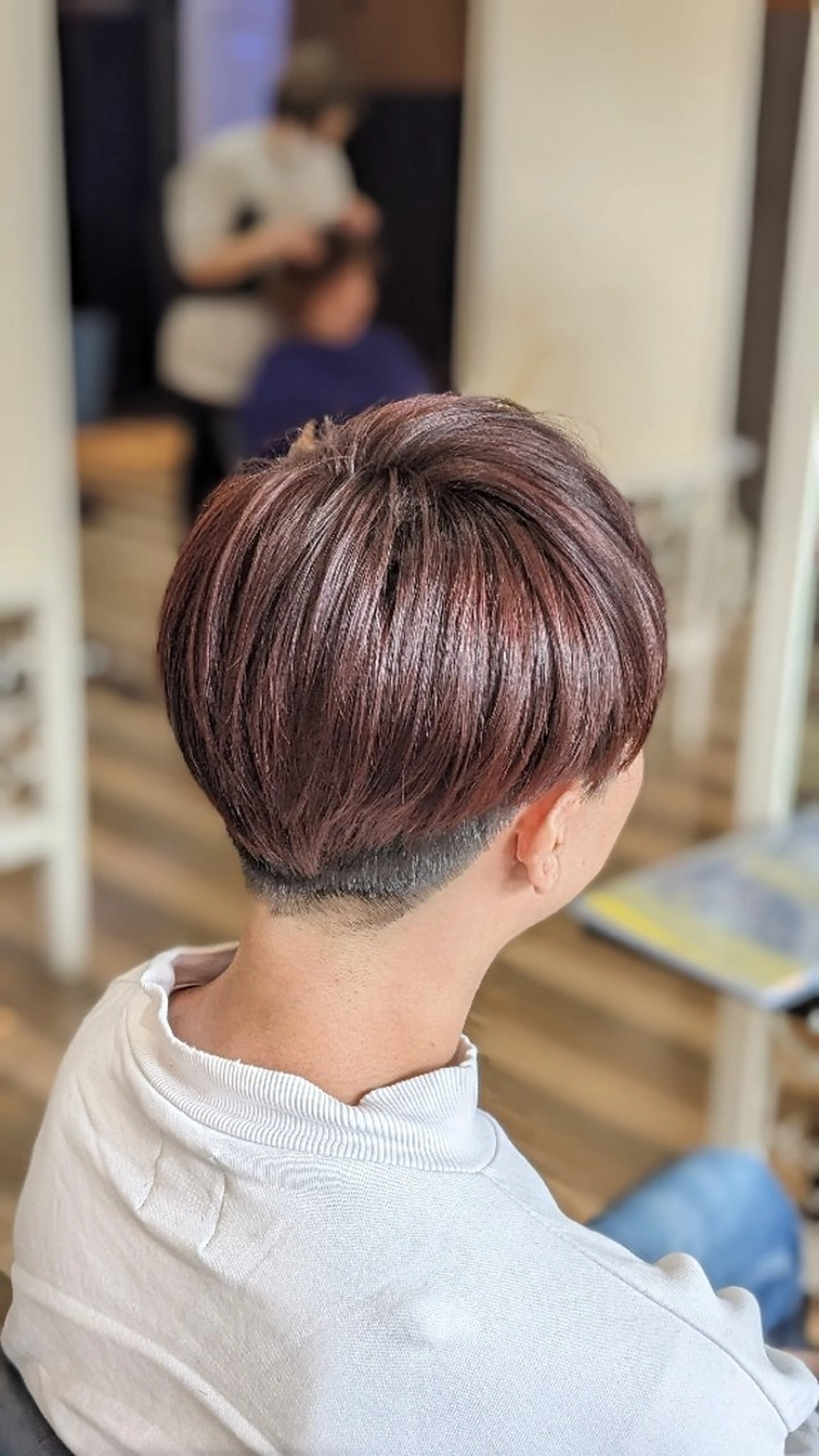 メンズ カラー ブラウンカラー レッドカラー Russo(ルッソ)所属・こにし/蒲生四丁目 /髪質改善/スパのヘアスタイル