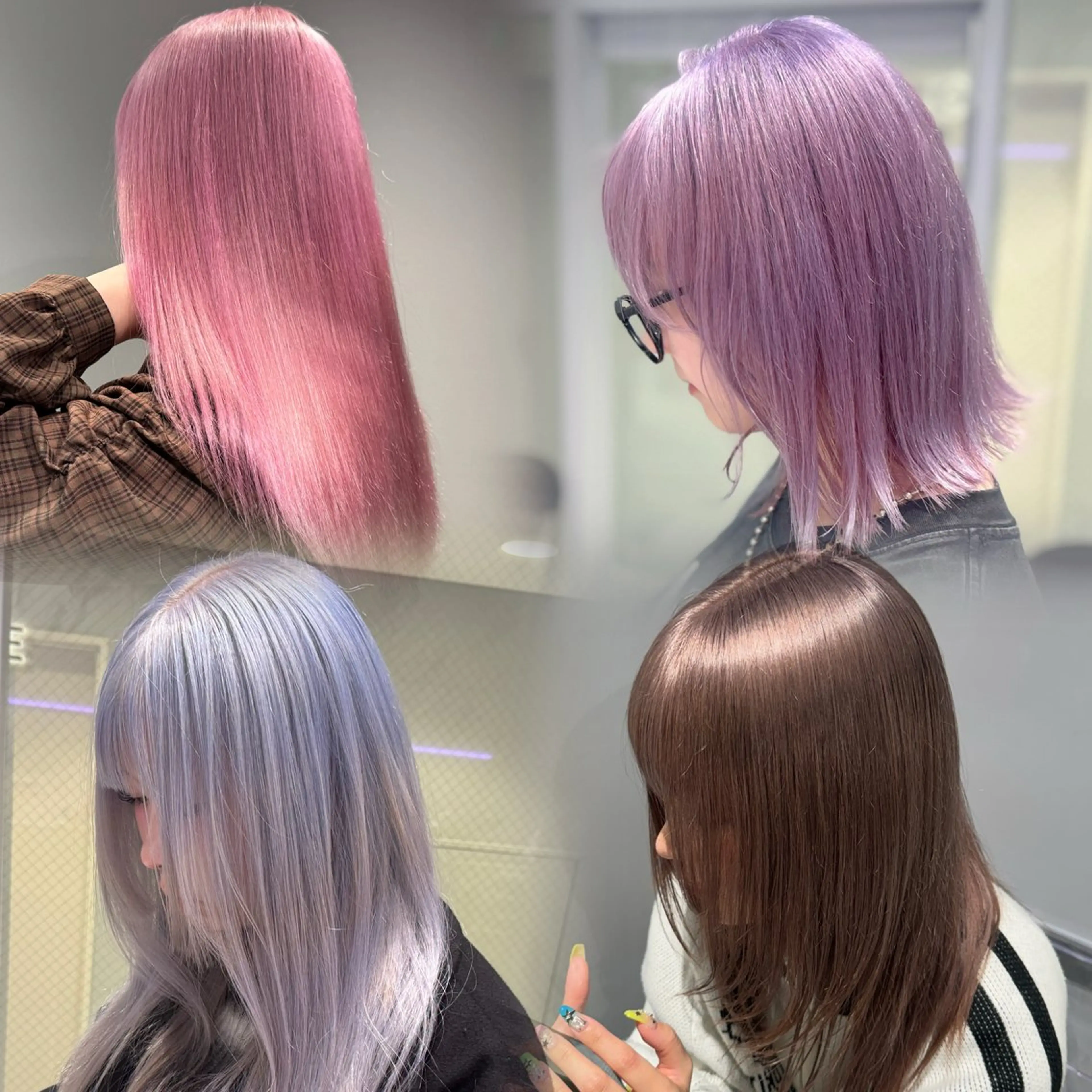 カラー 艶 ケアブリーチ 🎀🩵RISAのヘアスタイル