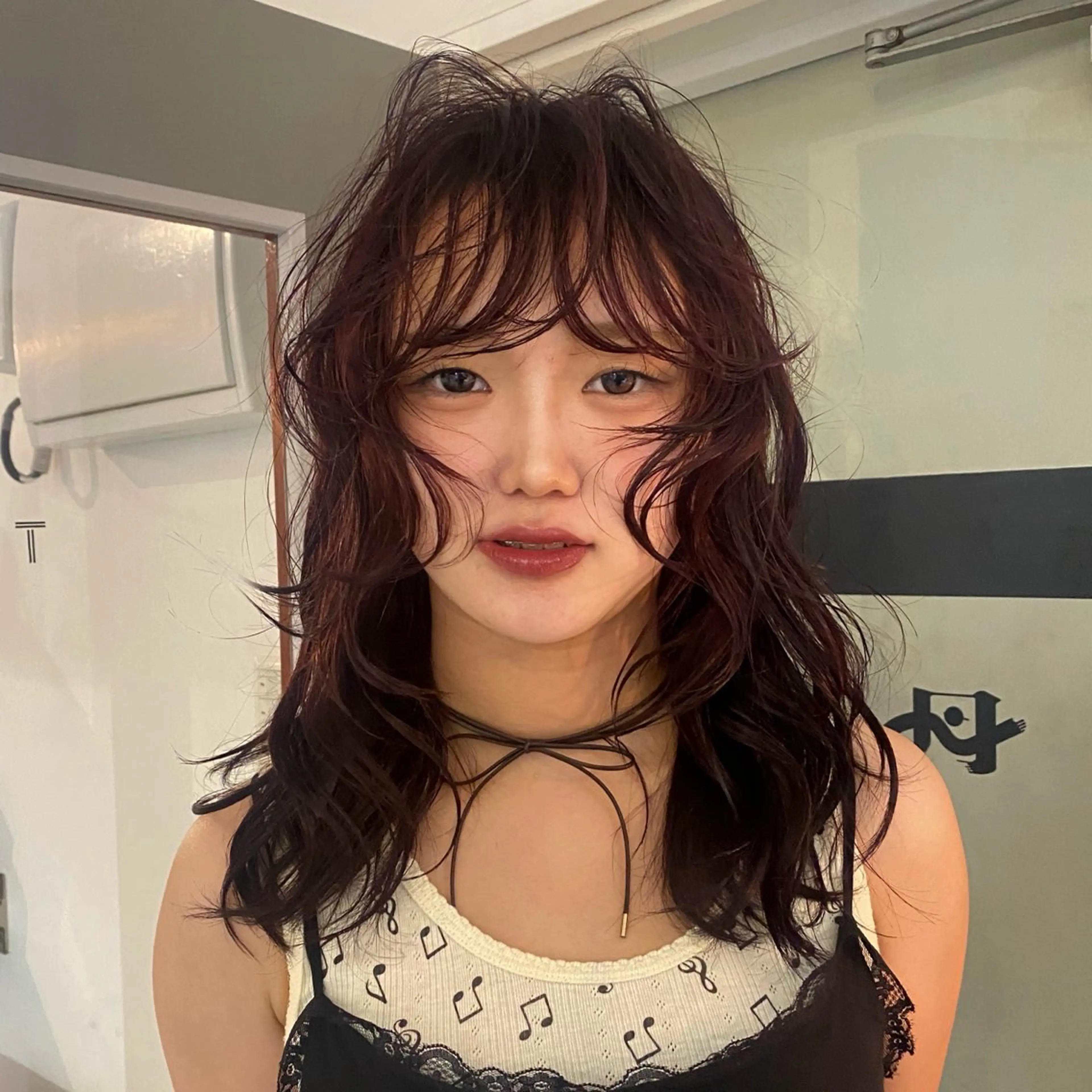 ロング カラー パーマ ヘアアレンジ ヘアカラー トリートメント hair salon 束sok所属・ナホ/ハイトーン/ レイヤーカットモデルのヘアスタイル