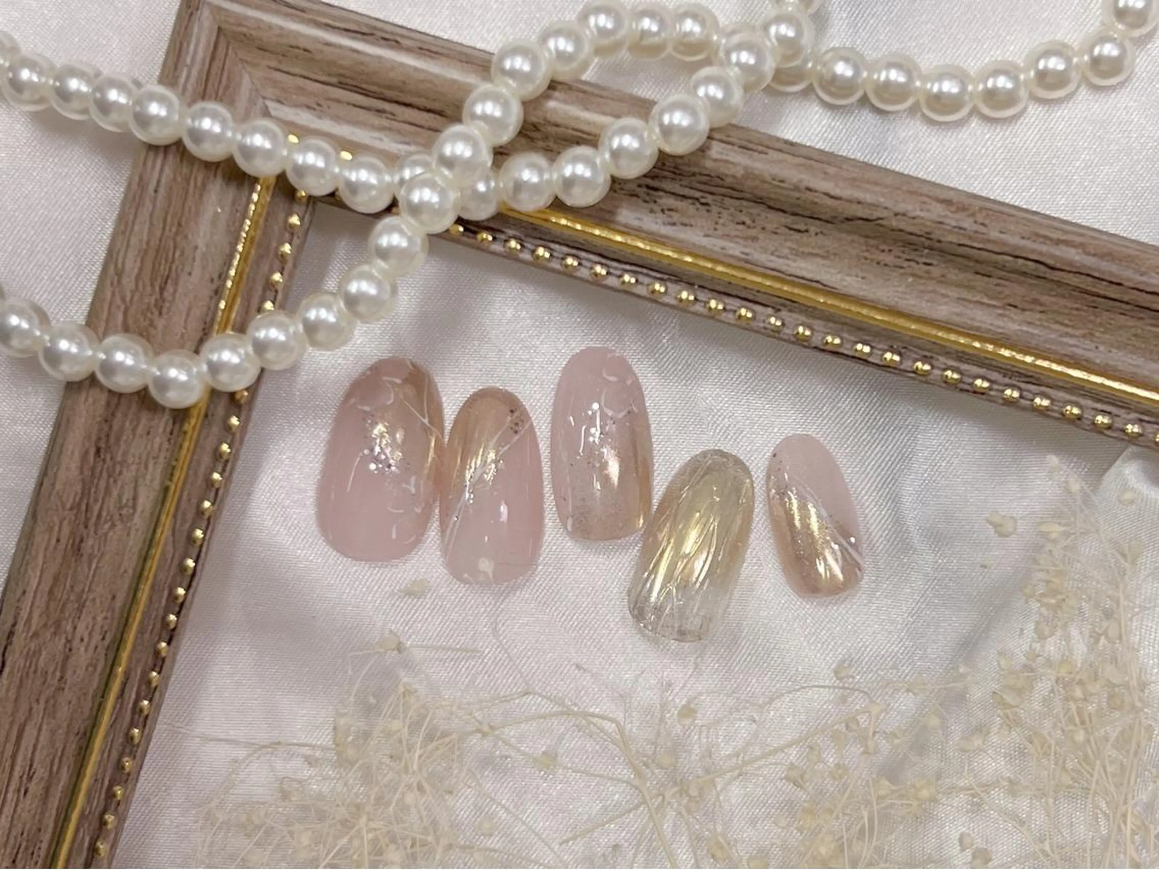 ネイル ハンドネイル ネイルPetit Ribbonのネイルデザイン